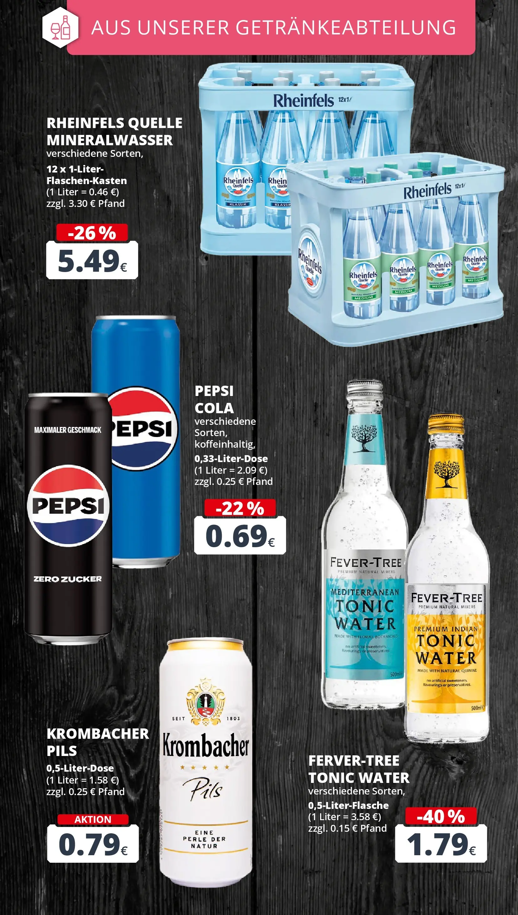REWE Prospekt ab 16.02.2026 zum Blättern » Angebote | Seite: 20 | Produkte: Cola, Zucker, Pepsi, Rheinfels quelle