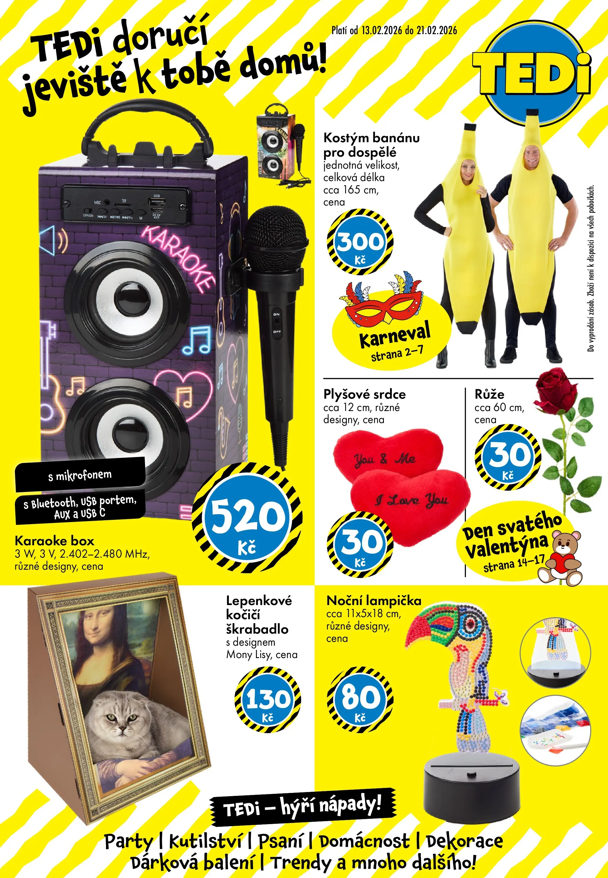 TEDi - TEDi leták do 21.02.2026 od 11.02.2026 - akční nabídka | Strana: 1