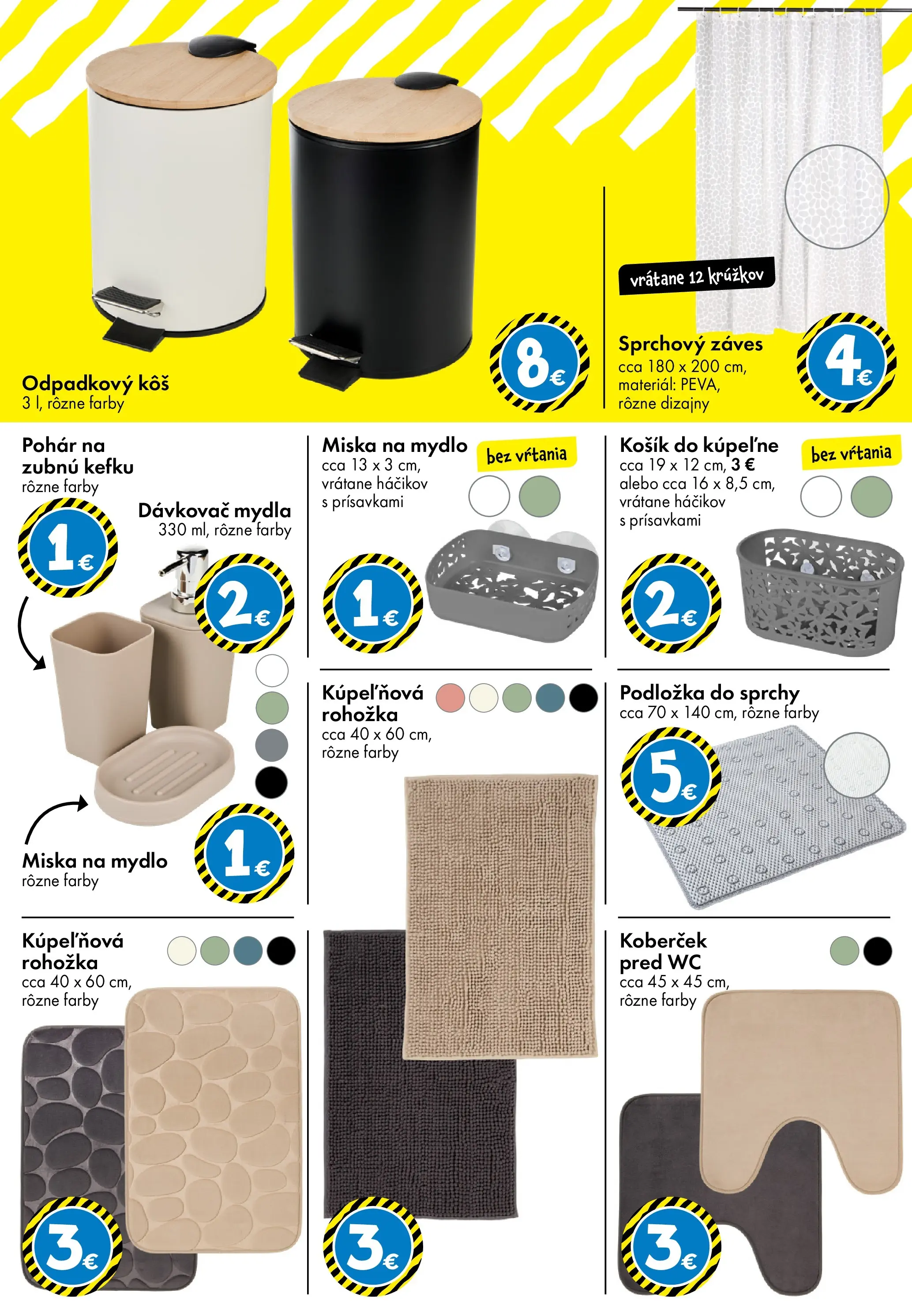 TEDi - TEDi - plné nápadov od 11.02.2026 → Aktuálna ponuka online | Strana: 11 | Produkty: Rohožka, Kôš, Mydlo