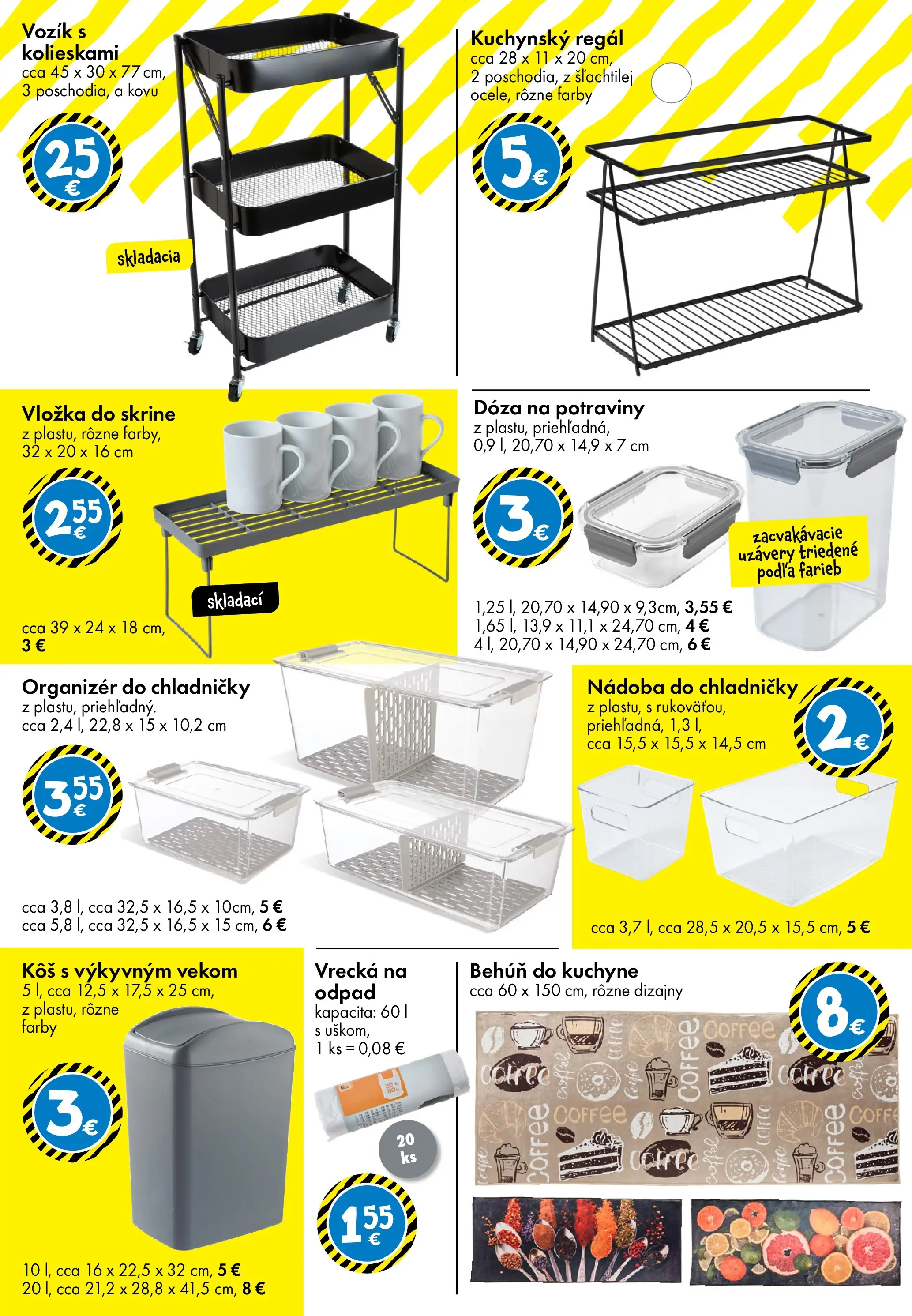 TEDi - TEDi - plné nápadov od 11.02.2026 → Aktuálna ponuka online | Strana: 19 | Produkty: Organizér, Regál, Behúň do kuchyne