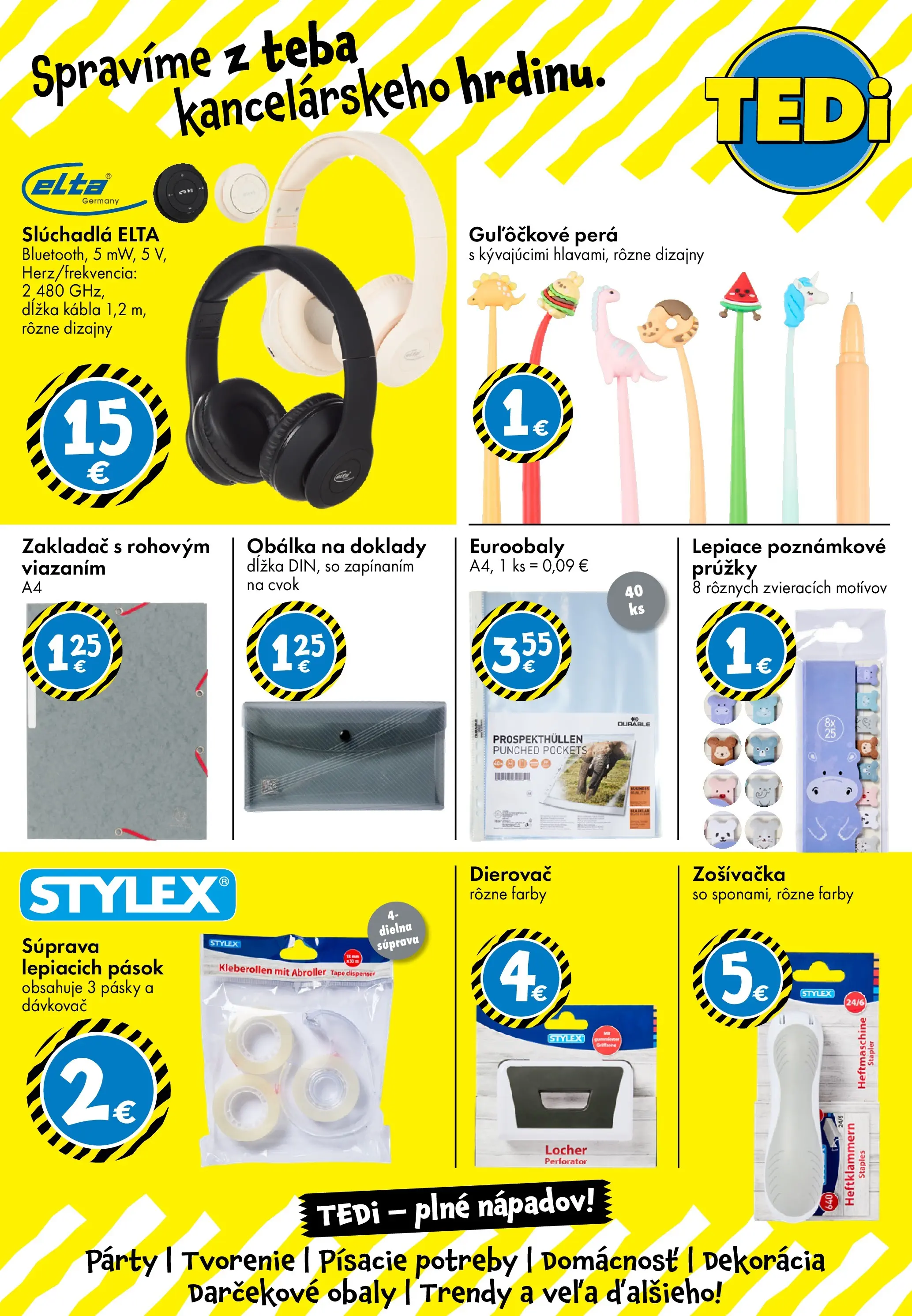 TEDi - TEDi - plné nápadov od 11.02.2026 → Aktuálna ponuka online | Strana: 23 | Produkty: Slúchadlá