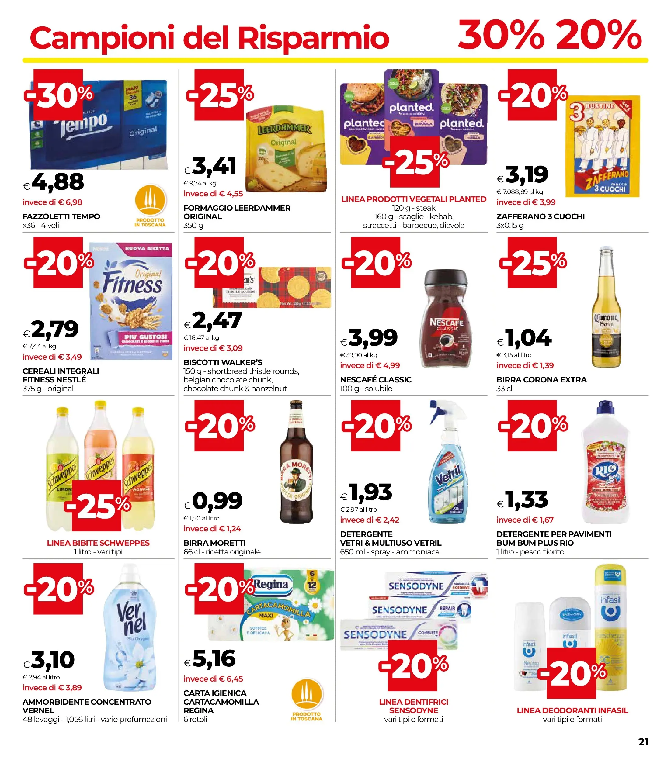 Nuovo Offerte - Grandi Marche dal 11/02/2026 > offerte anteprima 🛍️ | Pagina: 21 | Prodotti: Carta igienica, Cereali, Birra Moretti, Bibite
