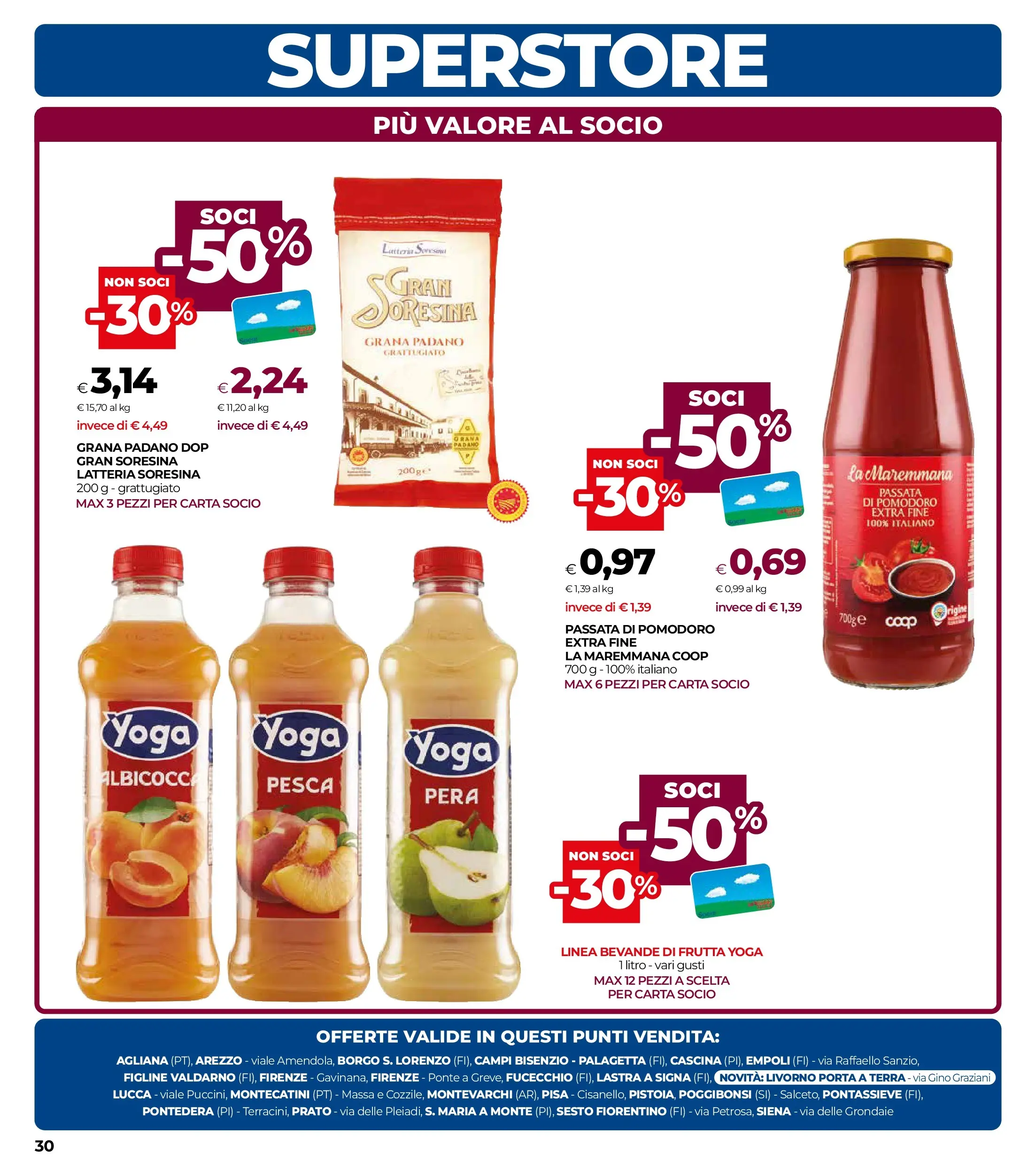 Nuovo Offerte - Grandi Marche dal 11/02/2026 > offerte anteprima 🛍️ | Pagina: 30 | Prodotti: Frutta, Passata di pomodoro, Grana Padano, Terra