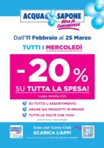 Acqua & Sapone -20% su tutta la spesa! - al 25.03.2026