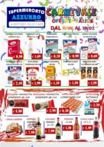 Supermercato Azzurro Carnevale offerte valide dal 11/02 al 18/02 - al 18.02.2026