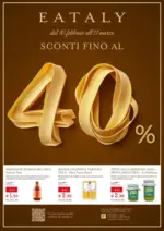 Eataly SCONTI FINO AL 40% - al 11.03.2026