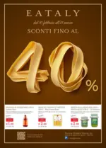 Eataly SCONTI FINO AL 40% - al 11.03.2026