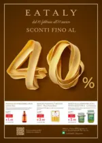 Eataly SCONTI FINO AL 40% - al 11.03.2026