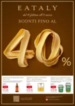 Eataly SCONTI FINO AL 40% - al 11.03.2026