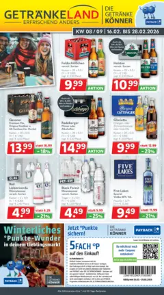 Getränkeland Prospekt Brüel	 ab 16.02.2026 gültig