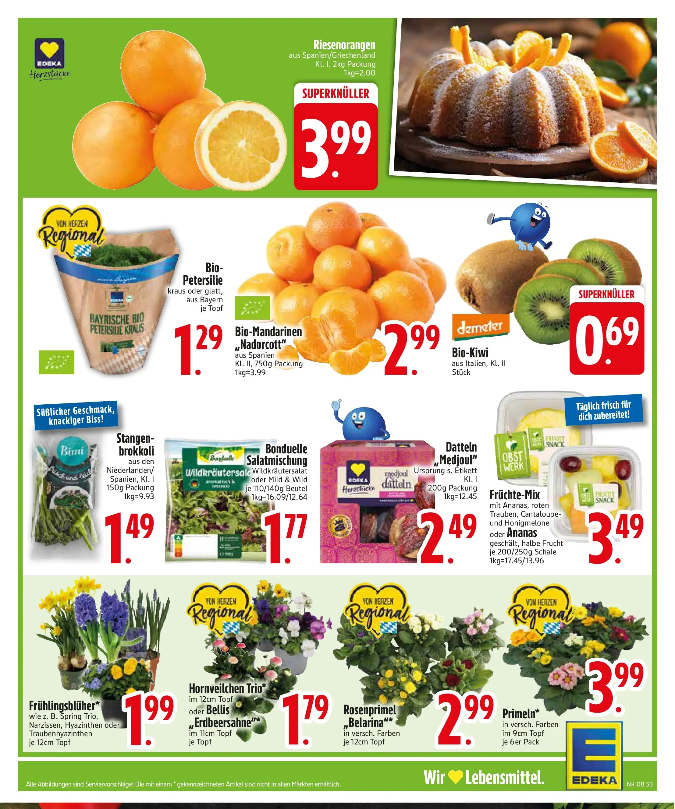 Edeka prospekt München	 (ab 16.02.2026) » Angebote Online | Seite: 3 | Produkte: Ananas, Honigmelone, Obst, Kiwi