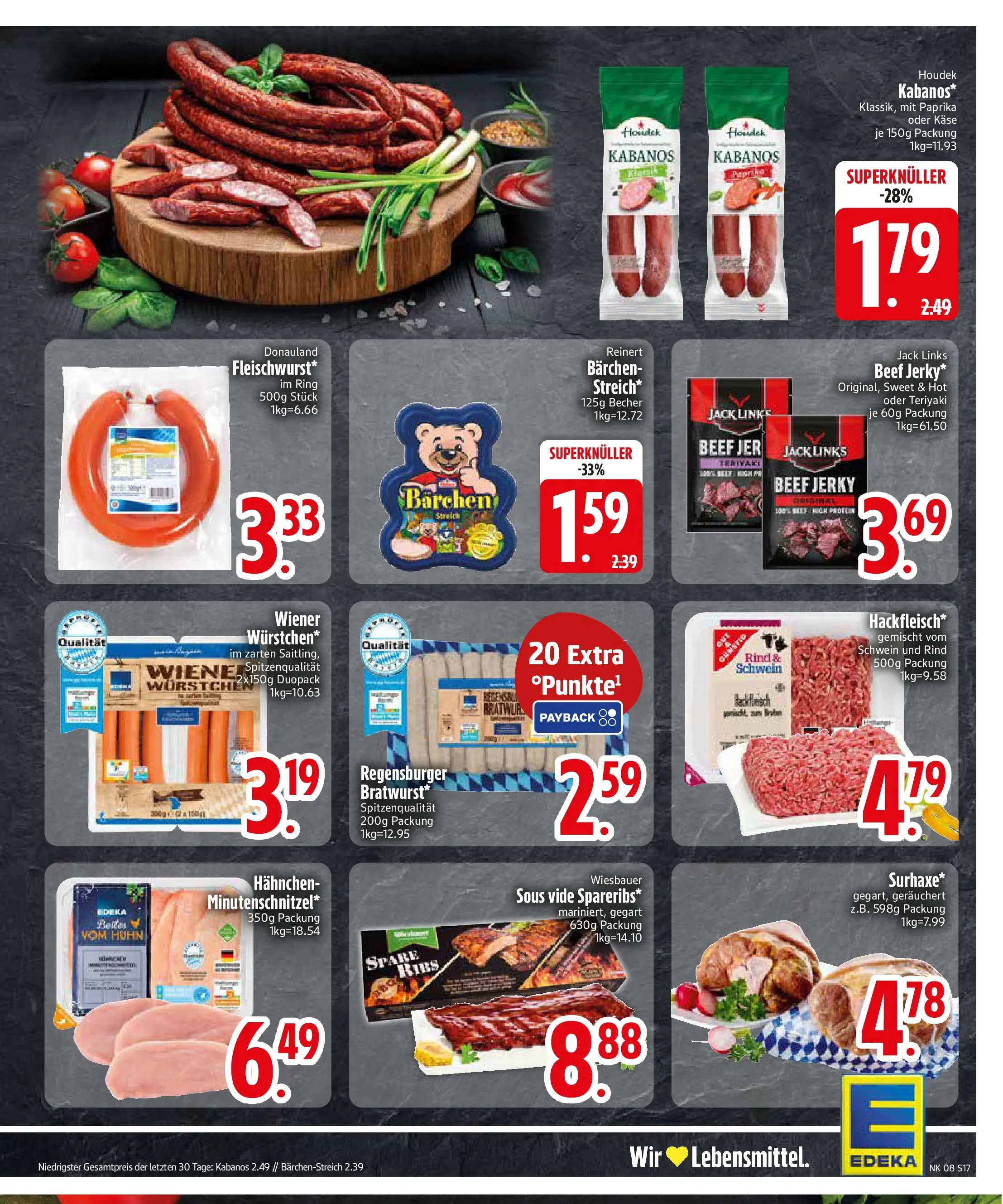 Edeka prospekt München	 (ab 16.02.2026) » Angebote Online | Seite: 17 | Produkte: Hahnchen, Spare ribs, Schnitzel, Paprika