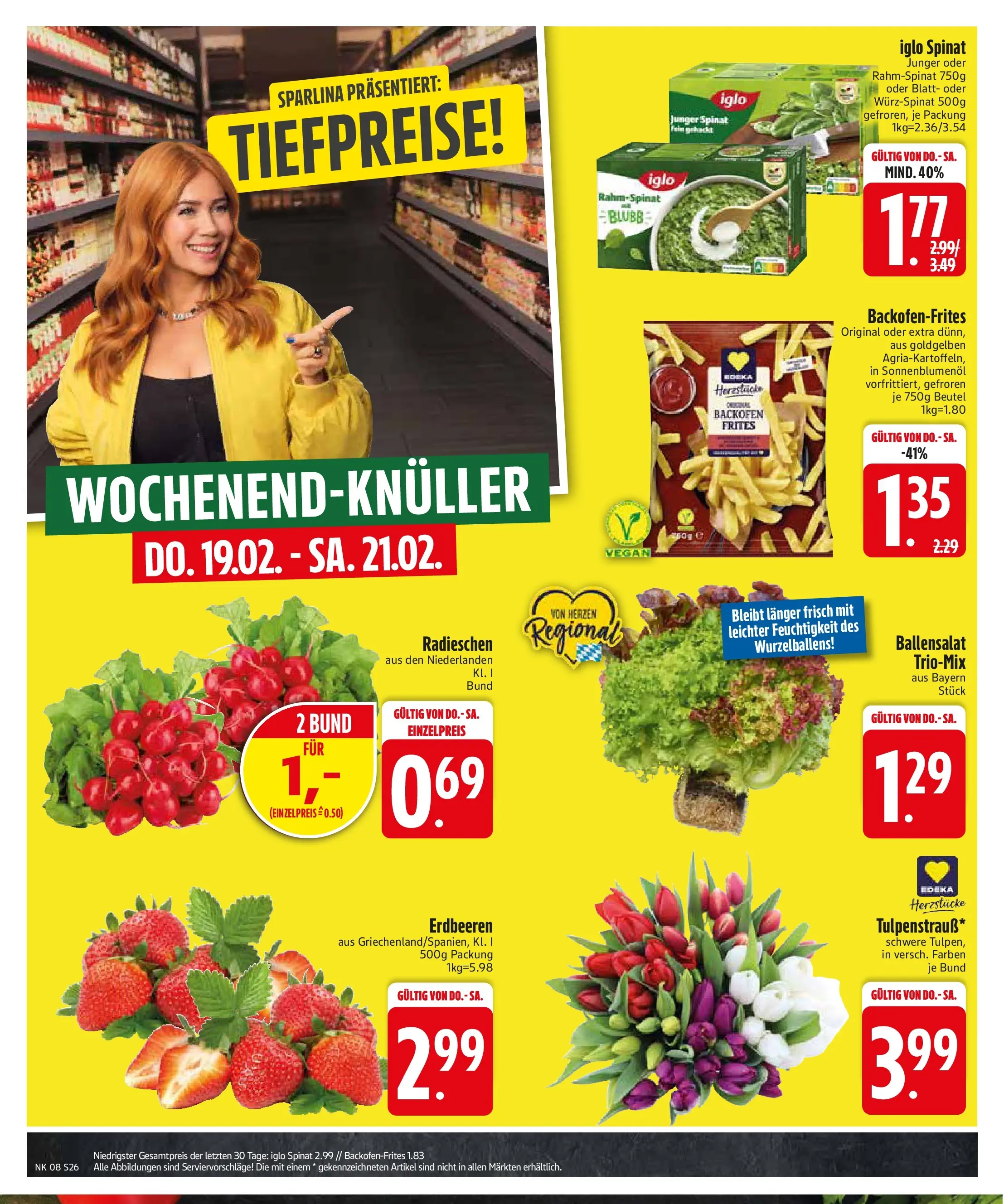 Edeka prospekt München	 (ab 16.02.2026) » Angebote Online | Seite: 26 | Produkte: Sonnenblumenol, Iglo, Backofen, Erdbeeren