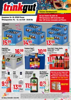 Trinkgut Prospekt Füssen ab 16.02.2026 gültig