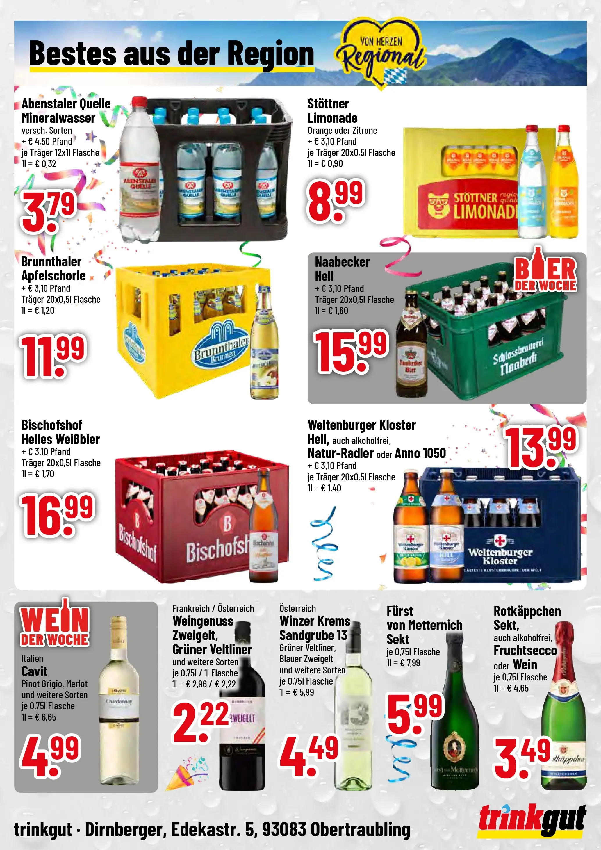 Trinkgut Prospekt Obertraubling (ab 16.02.2026) » Angebote online | Seite: 4 | Produkte: Weißbier, Sekt, Merlot, Rotkäppchen