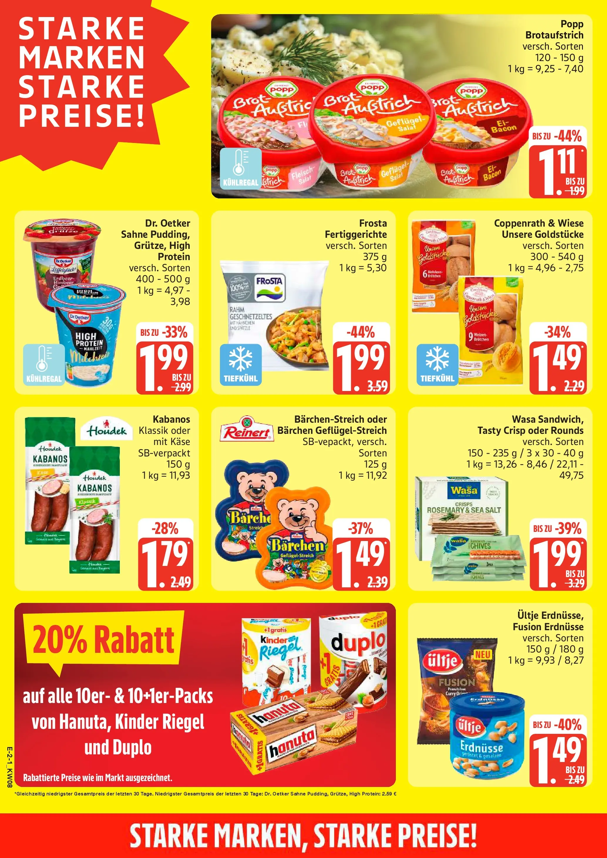 Edeka prospekt Seevetal	 (ab 15.02.2026) » Angebote Online | Seite: 2 | Produkte: Erdnüsse, Käse, Kinder riegel, Frosta