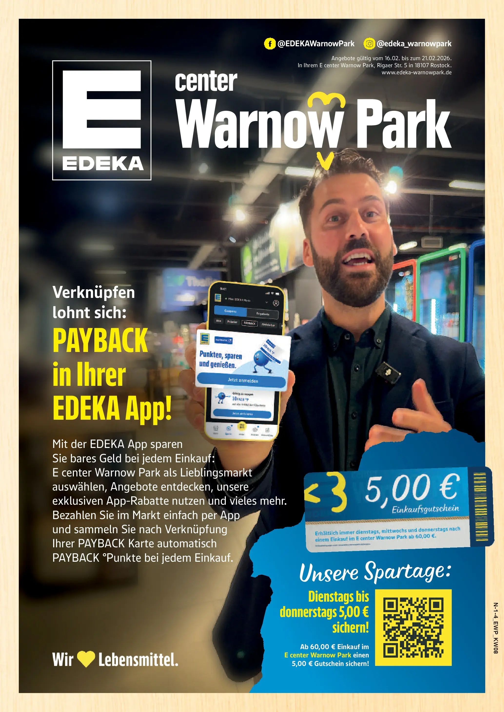 Edeka prospekt Rostock	 (ab 16.02.2026) » Angebote Online | Seite: 1