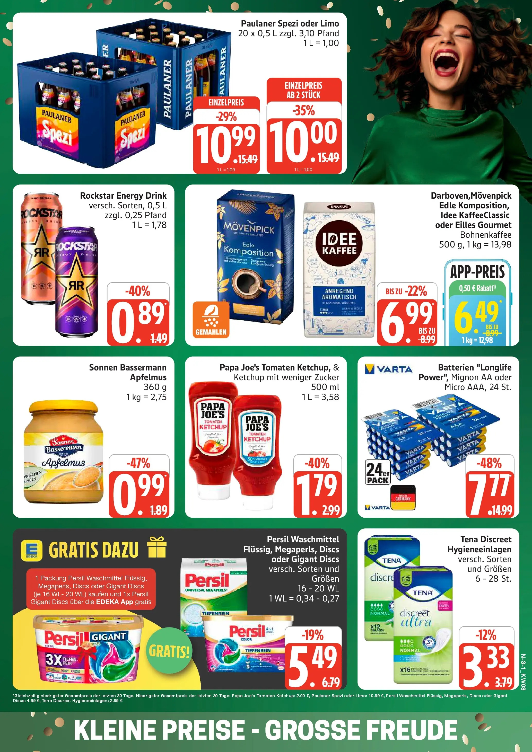 Edeka prospekt Rostock	 (ab 16.02.2026) » Angebote Online | Seite: 3 | Produkte: Kaffee, Paulaner spezi, Apple, Paulaner