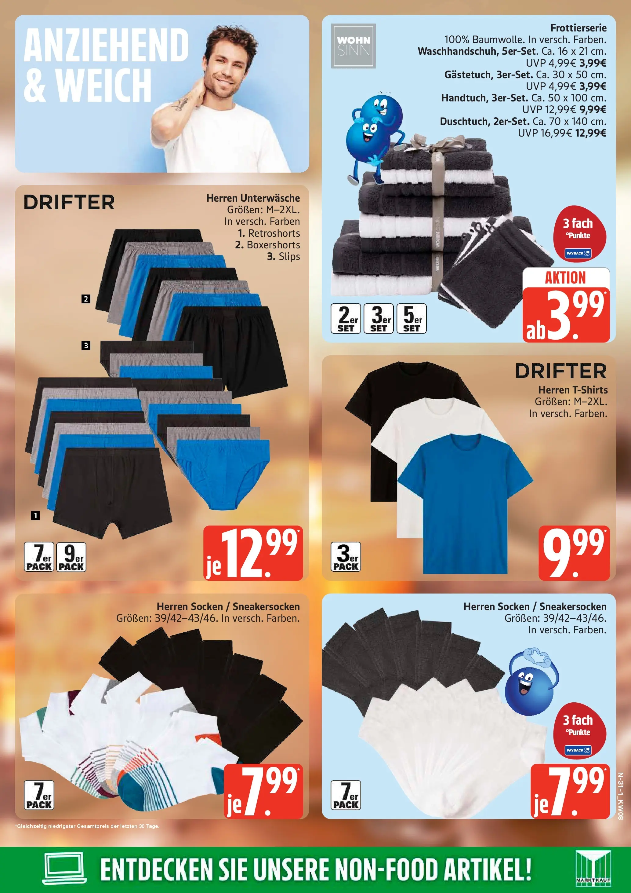 Edeka prospekt Rostock	 (ab 16.02.2026) » Angebote Online | Seite: 31 | Produkte: Unterwäsche, Socken