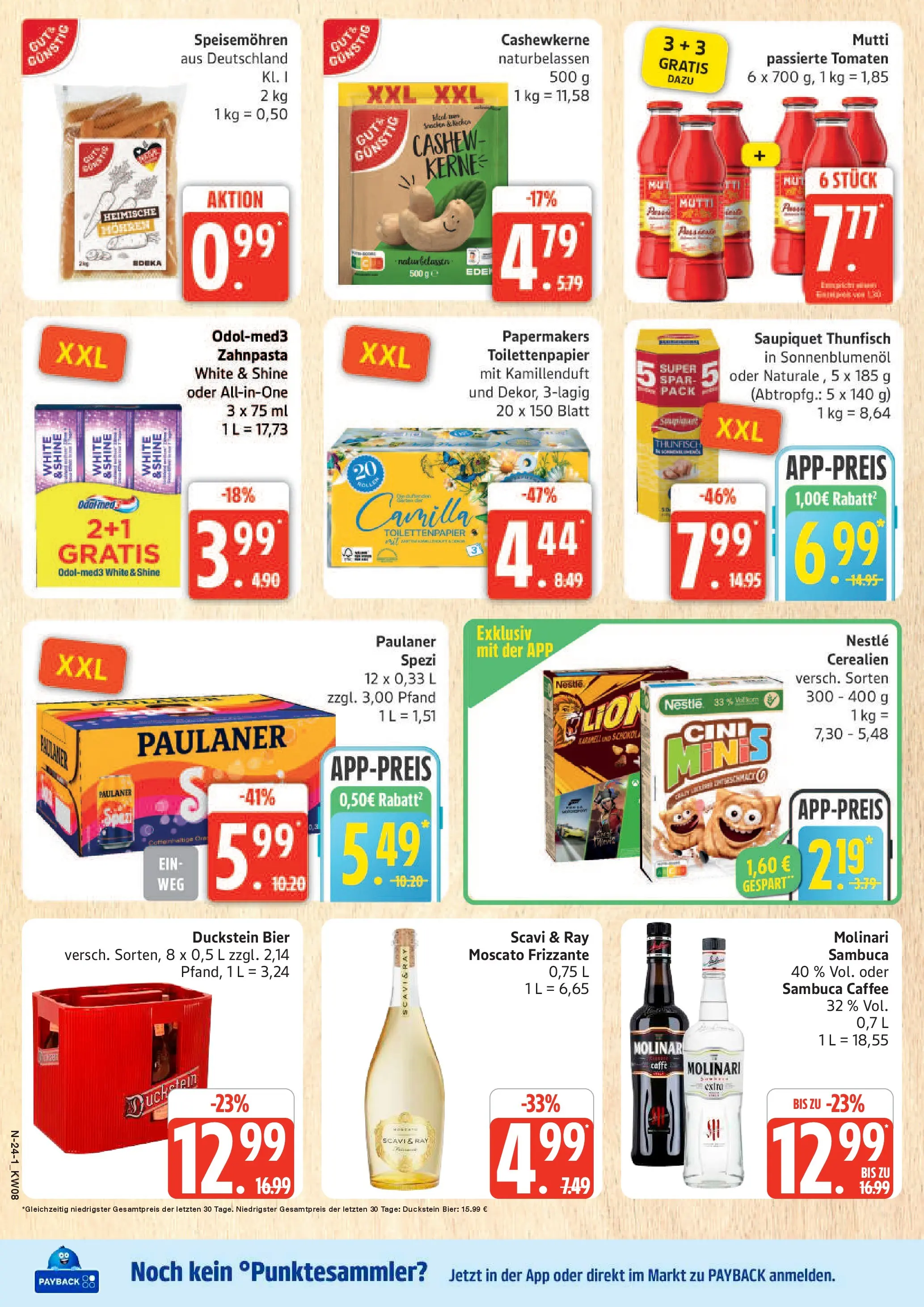 Edeka prospekt Cuxhaven	 (ab 16.02.2026) » Angebote Online | Seite: 24 | Produkte: Bier, Paulaner spezi, Sambuca, Zahnpasta