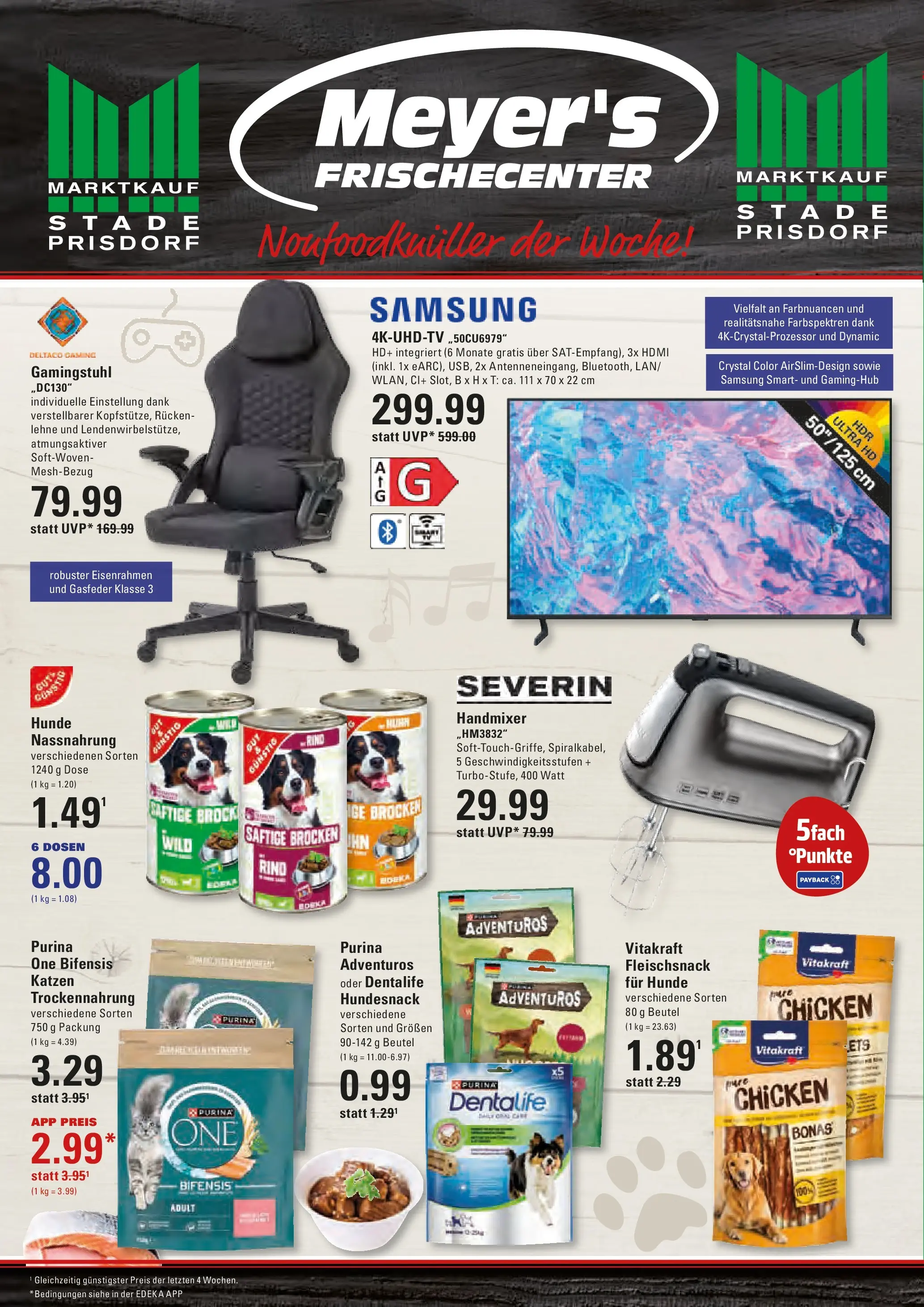 Edeka prospekt Stade	 (ab 16.02.2026) » Angebote Online | Seite: 16 | Produkte: Purina one, Mixer, Samsung, Gamingstuhl