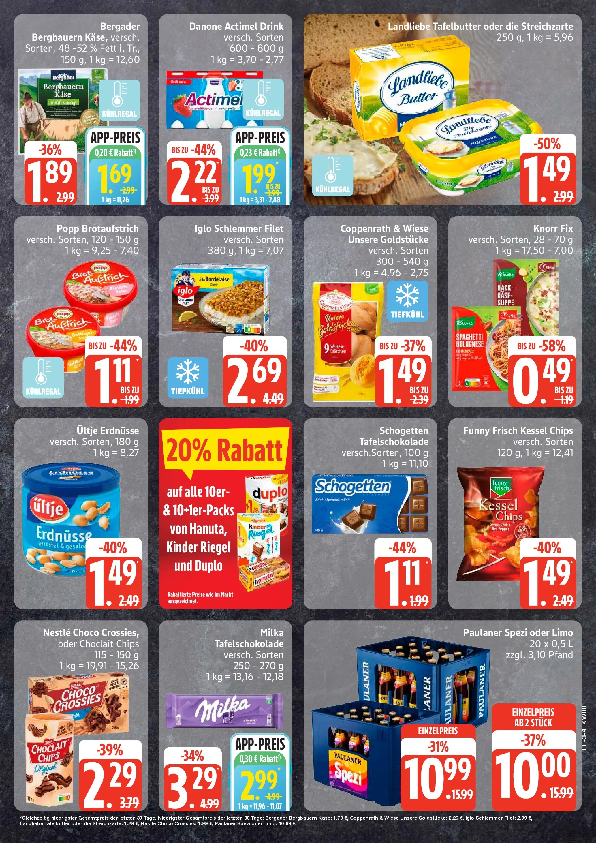 Edeka prospekt Lassan	 (ab 16.02.2026) » Angebote Online | Seite: 3 | Produkte: Erdnüsse, Käse, Chips, Paulaner