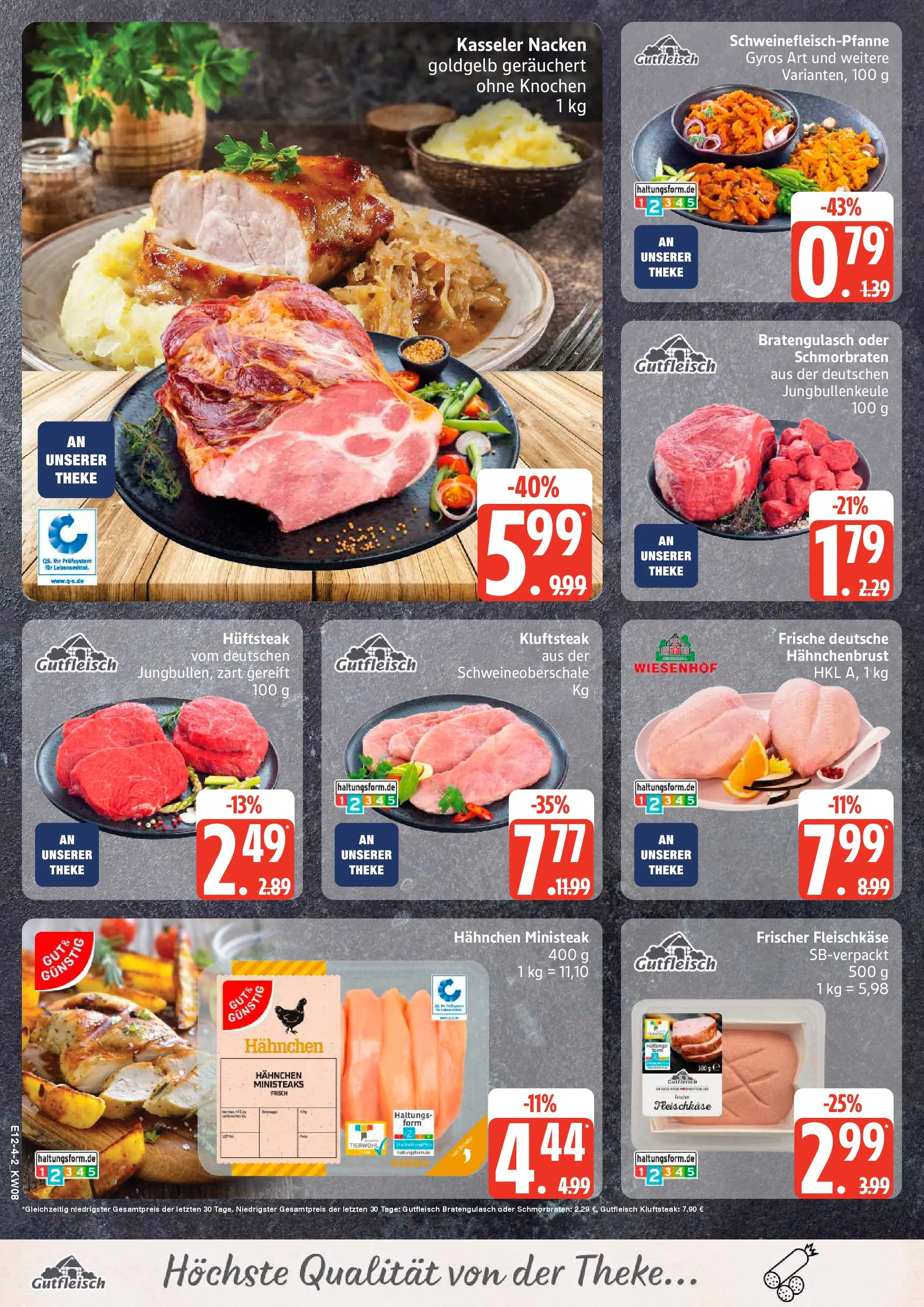 Edeka prospekt Sterup	 (ab 16.02.2026) » Angebote Online | Seite: 4 | Produkte: Hahnchen, Theke, Gyros, Hahnchenbrust