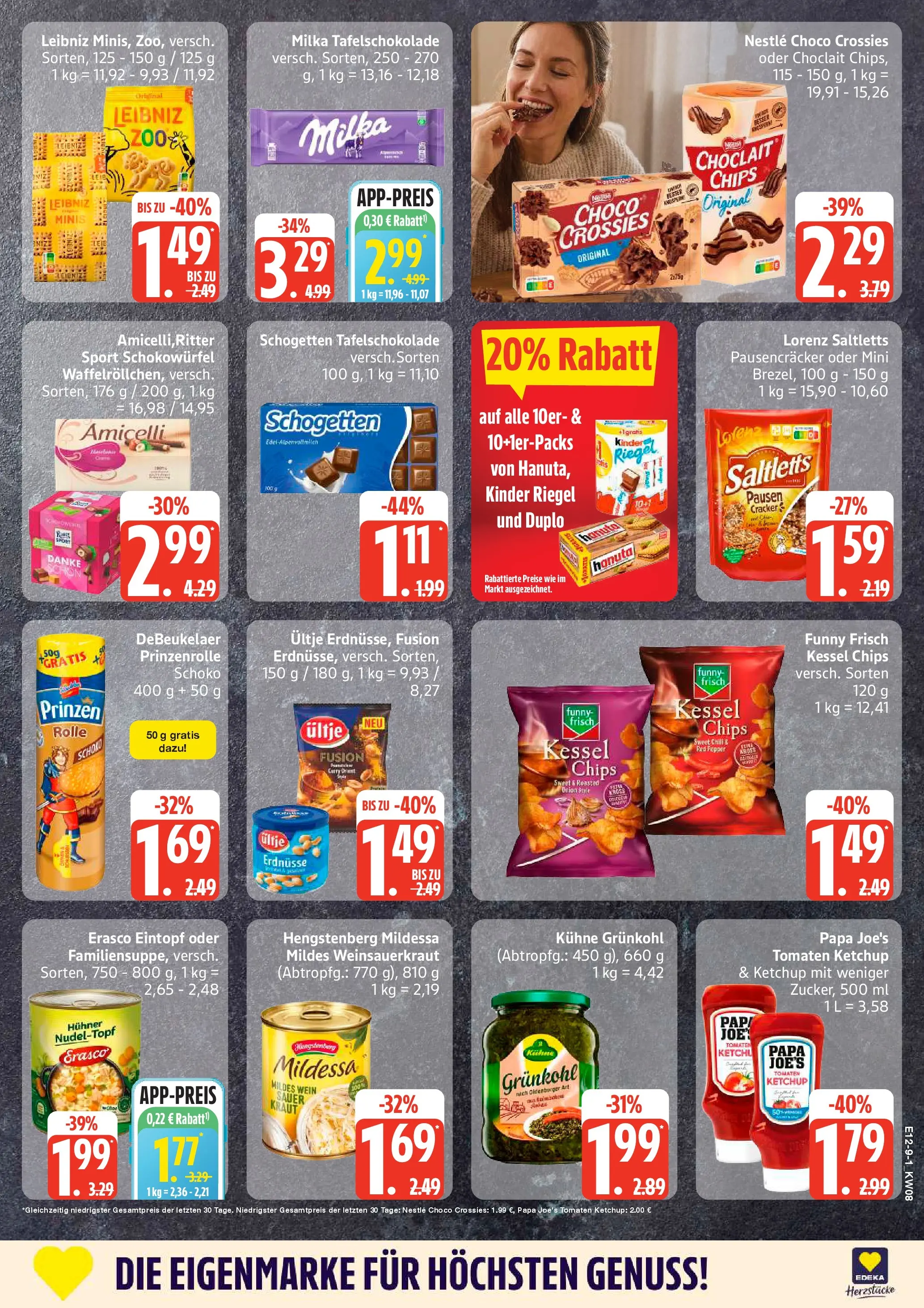 Edeka prospekt Rostock-Gehlsdorf	 (ab 15.02.2026) » Angebote Online | Seite: 9 | Produkte: Erdnüsse, Tomaten, Chili, Chips