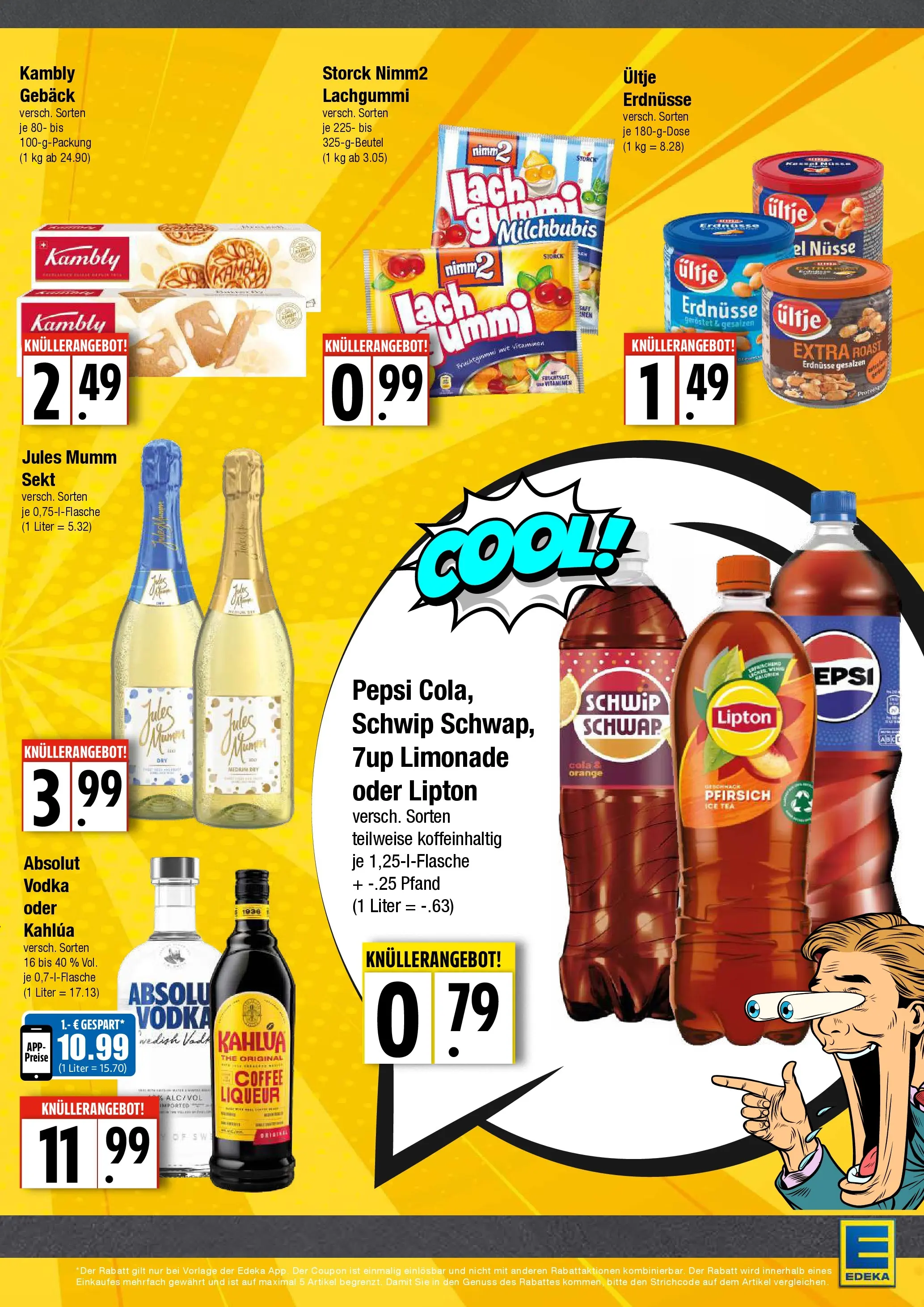 Edeka prospekt Hamburg	 (ab 16.02.2026) » Angebote Online | Seite: 7 | Produkte: Erdnüsse, Sekt, Schwip schwap, Pfirsich
