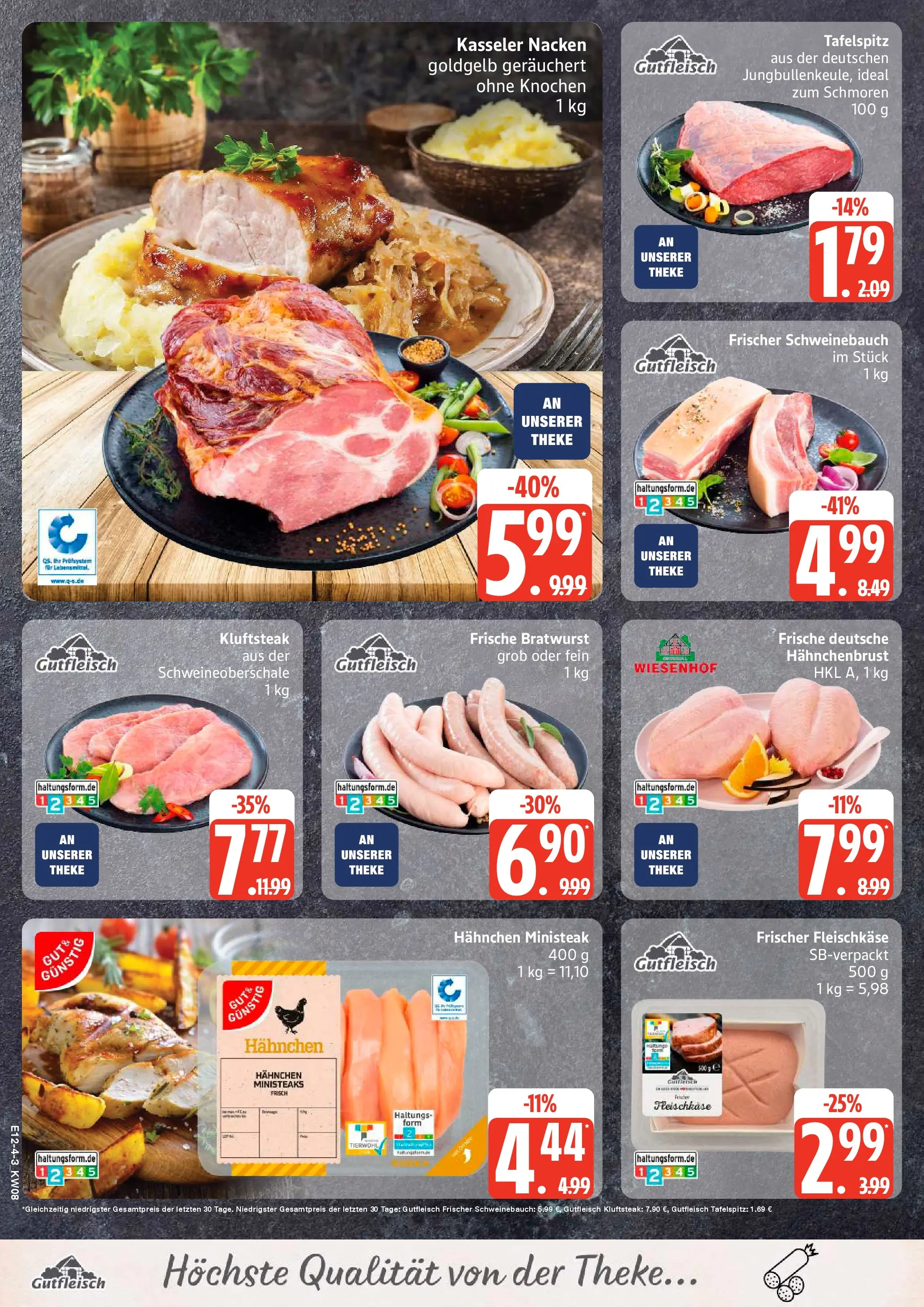 Edeka prospekt Ammersbek	 (ab 16.02.2026) » Angebote Online | Seite: 4 | Produkte: Tafelspitz, Bratwurst, Steak, Hahnchenbrust
