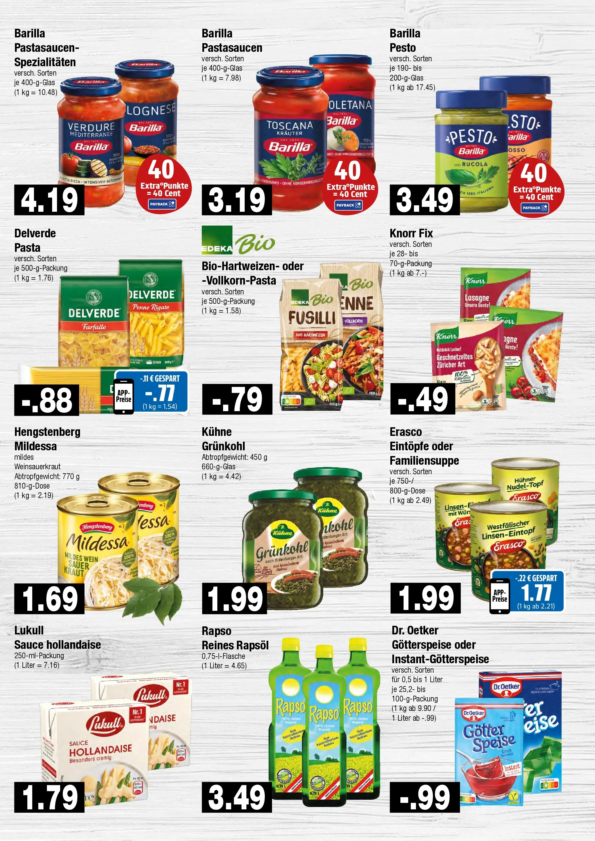 Edeka prospekt Hamburg	 (ab 16.02.2026) » Angebote Online | Seite: 5 | Produkte: Knorr fix, Barilla, Kraut, Wein