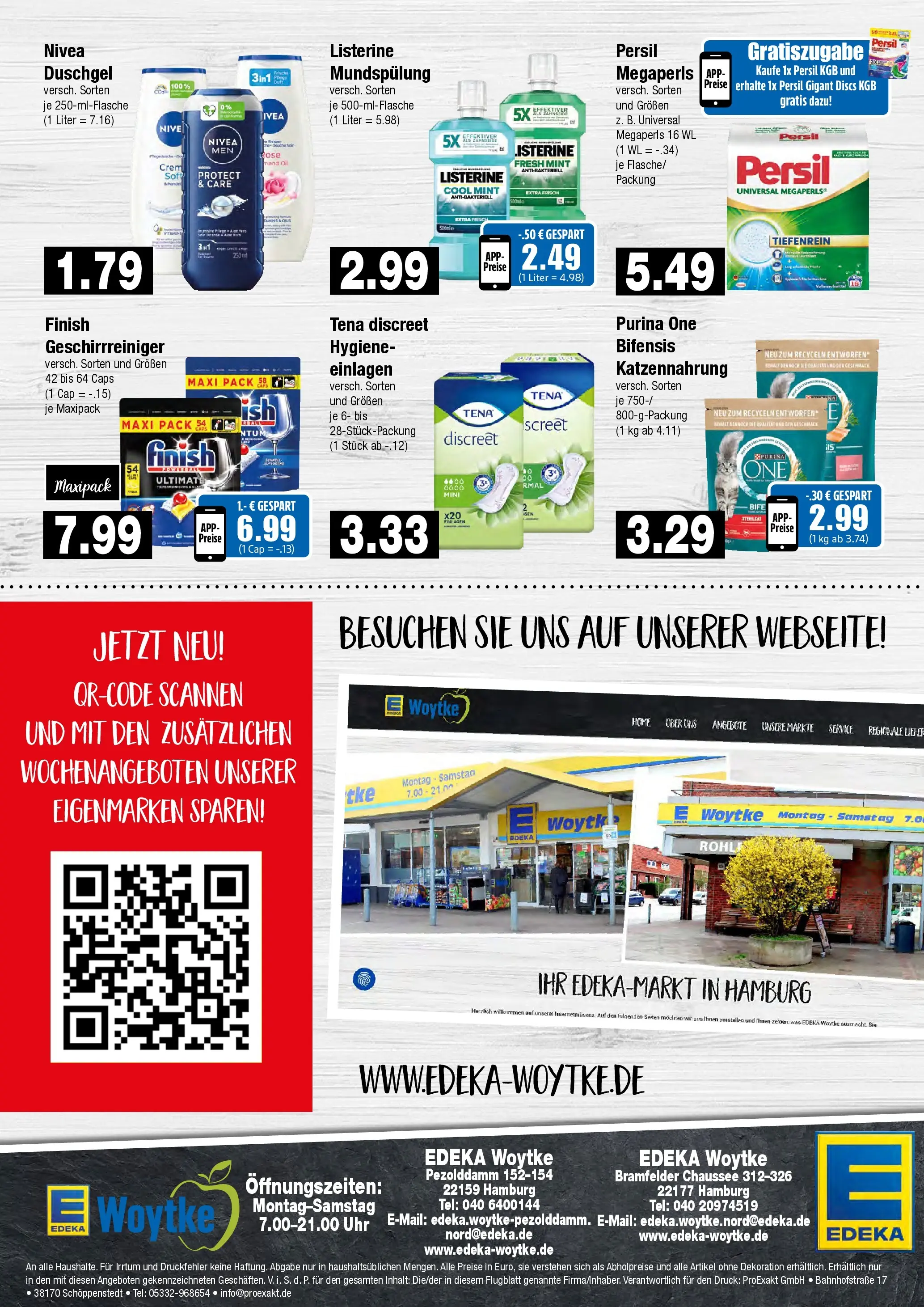 Edeka prospekt Hamburg	 (ab 16.02.2026) » Angebote Online | Seite: 8 | Produkte: Purina one, Finish, Duschgel, Persil