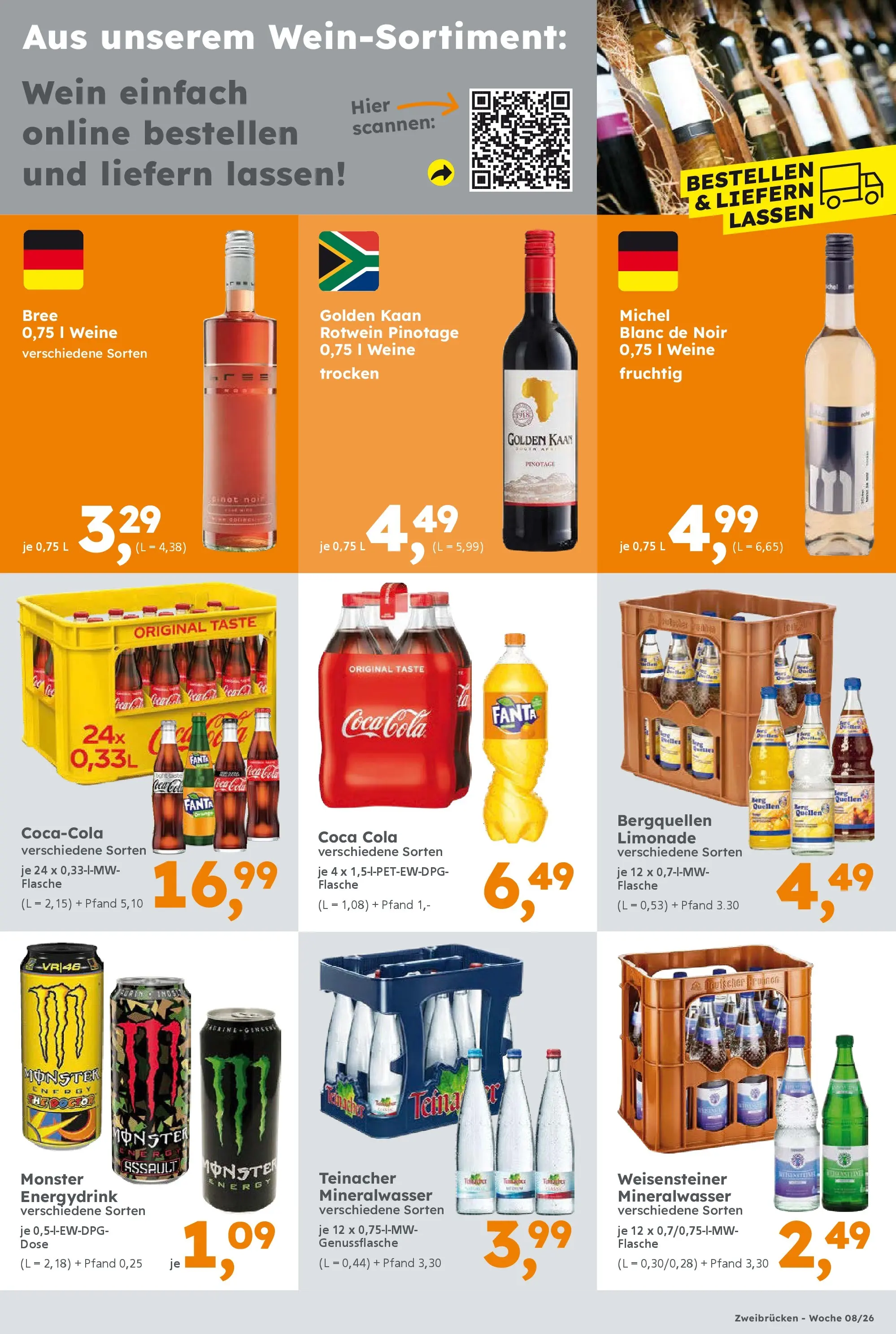 Globus Baumarkt prospekt Homburg	 (ab 16.02.2026) zum Blättern | Seite: 9 | Produkte: Fanta, Cola, Energy, Bree