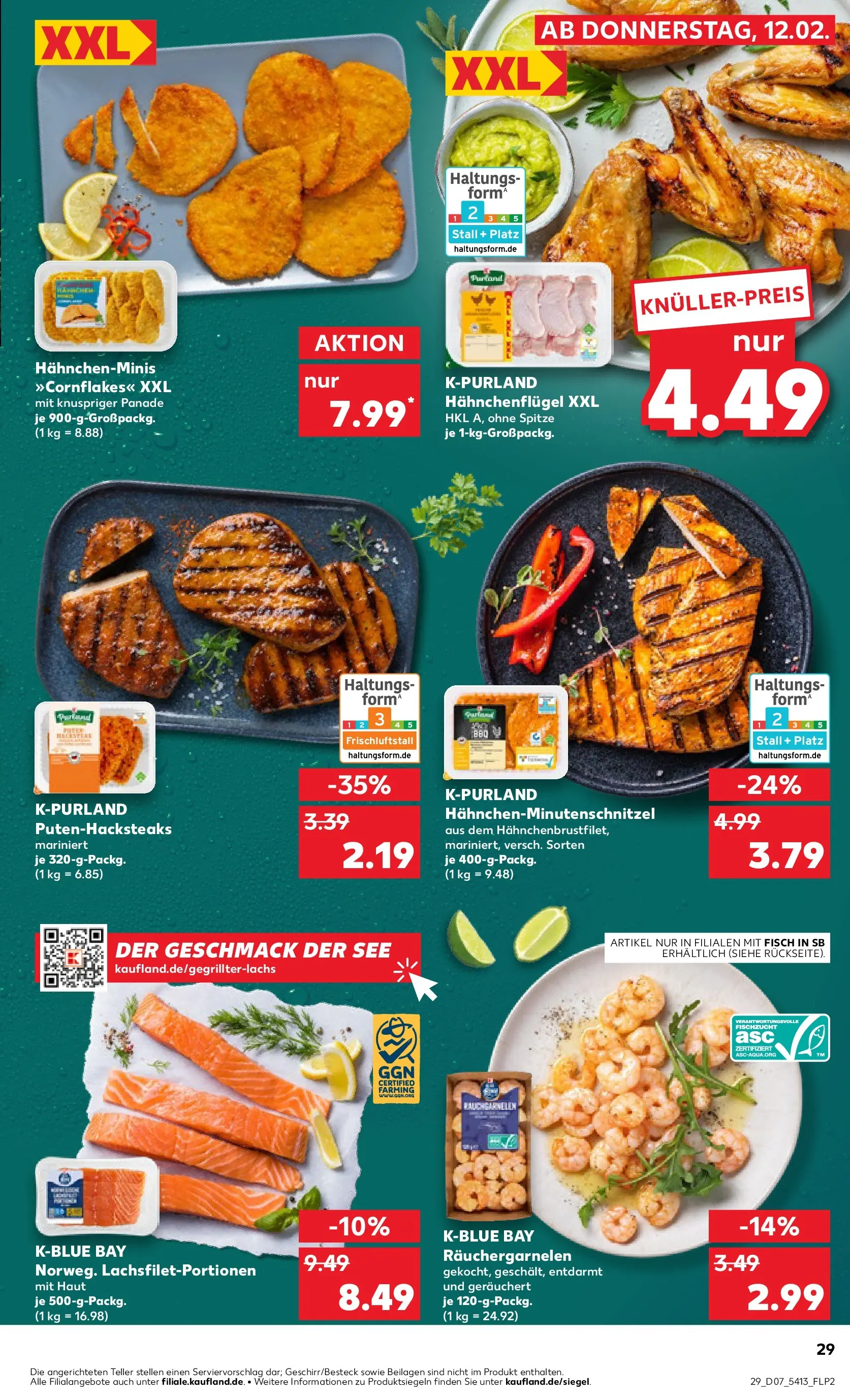 Prospekt Kaufland ab 16.02.2026 » Angebote Online zum Blättern | Seite: 29 | Produkte: Fisch