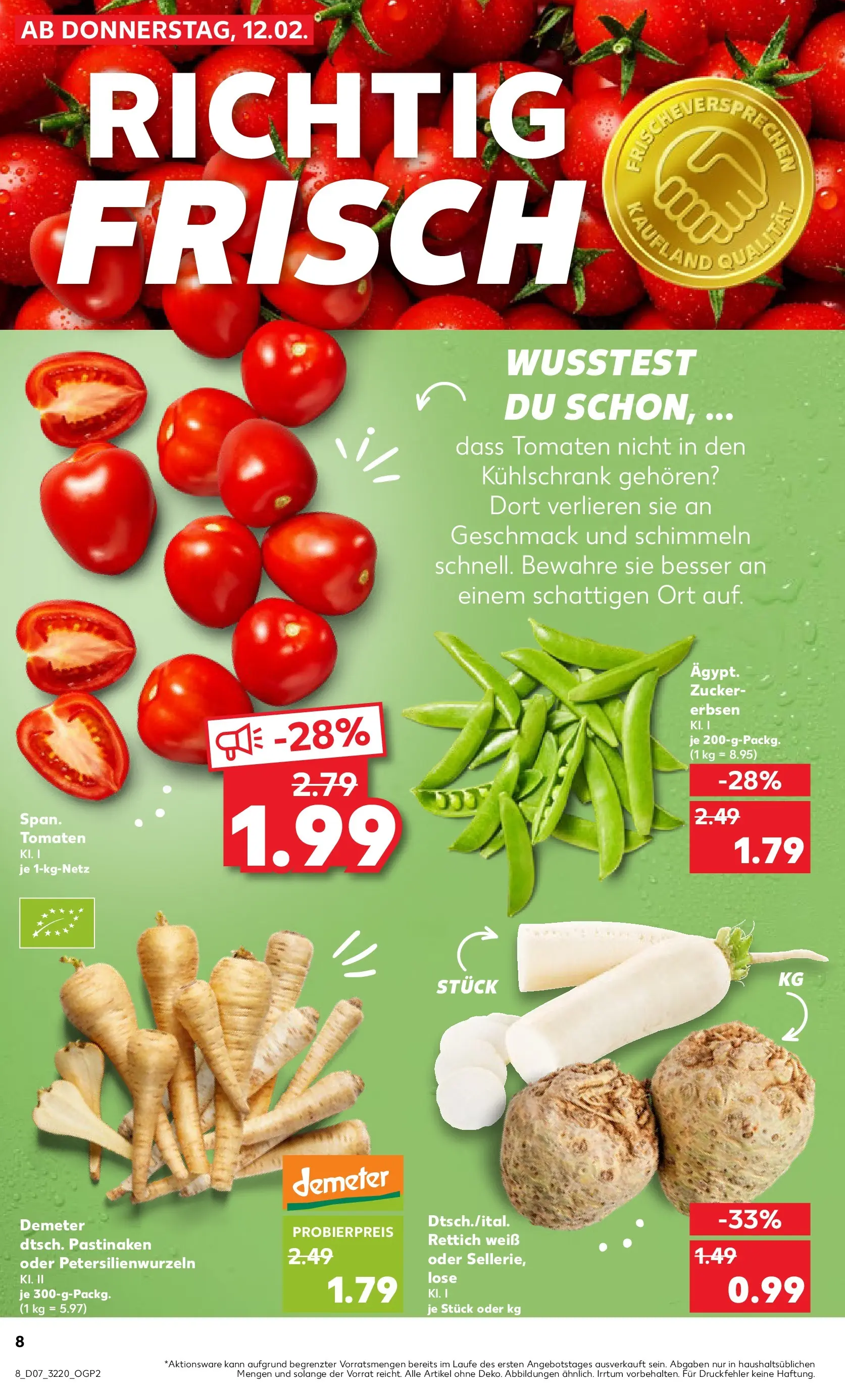 Prospekt Kaufland ab 15.02.2026 » Angebote Online zum Blättern | Seite: 8