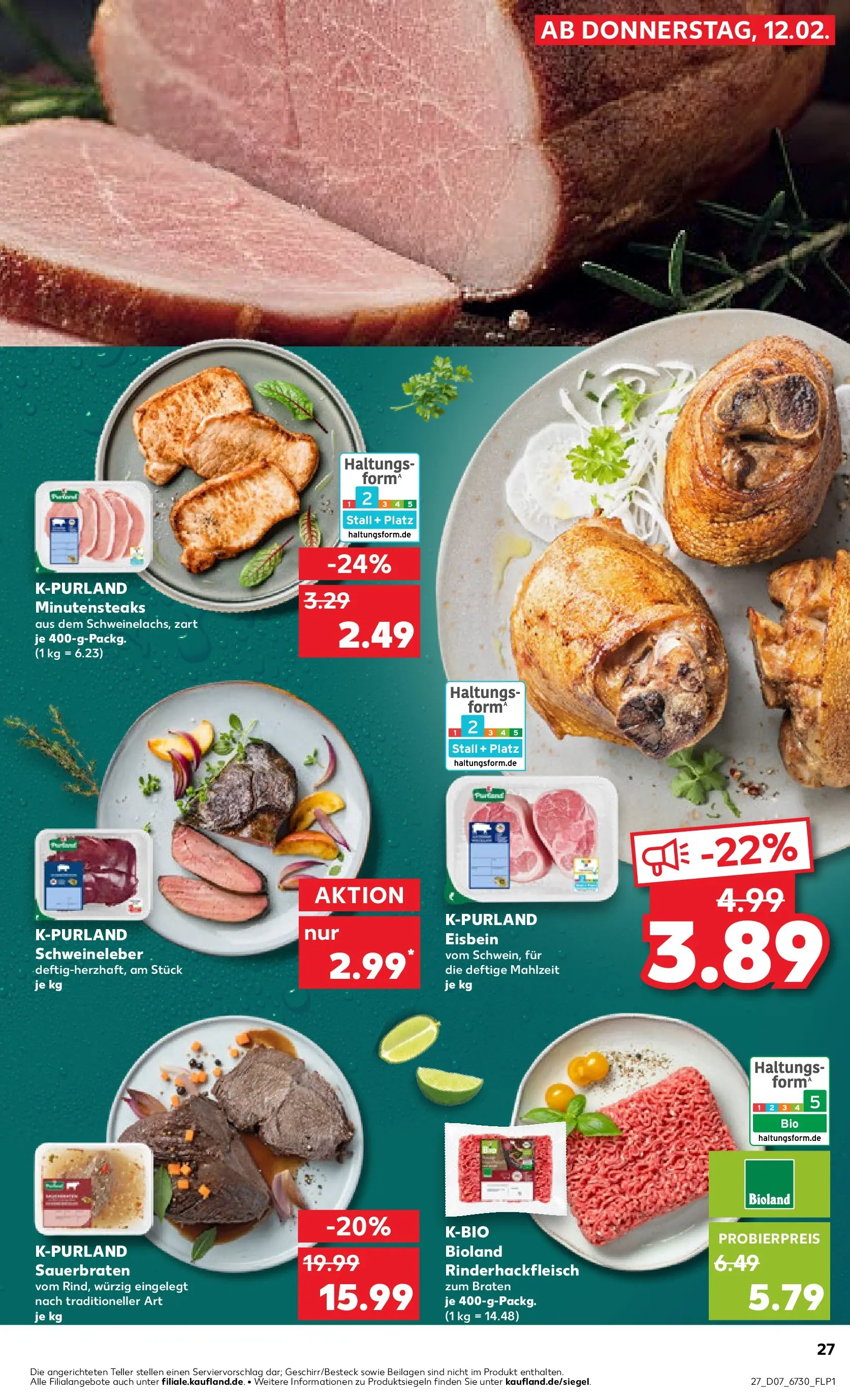Prospekt Kaufland ab 15.02.2026 » Angebote Online zum Blättern | Seite: 27