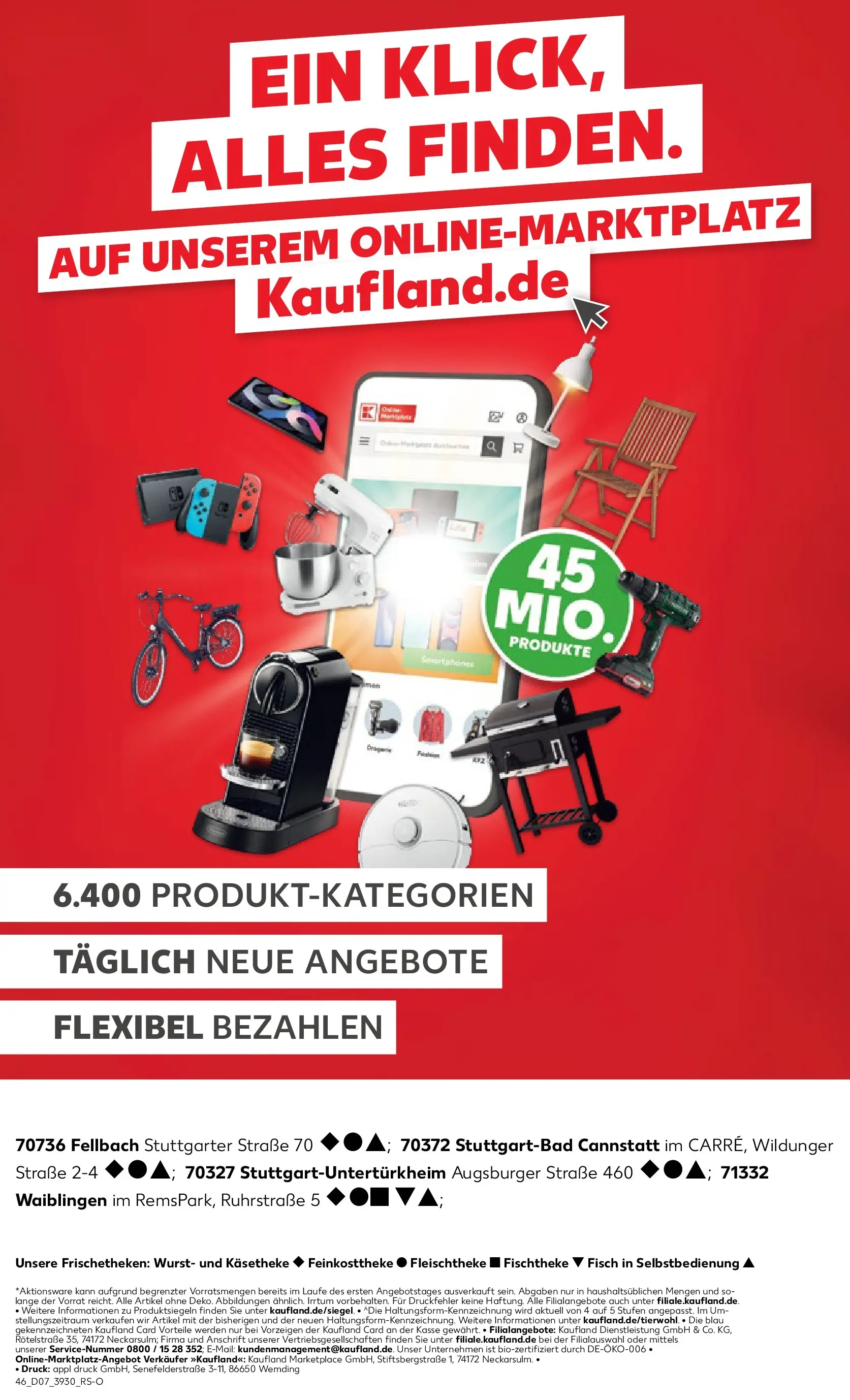 Prospekt Kaufland ab 16.02.2026 » Angebote Online zum Blättern | Seite: 46 | Produkte: Grill, Mixer, Wurst, Smartphone
