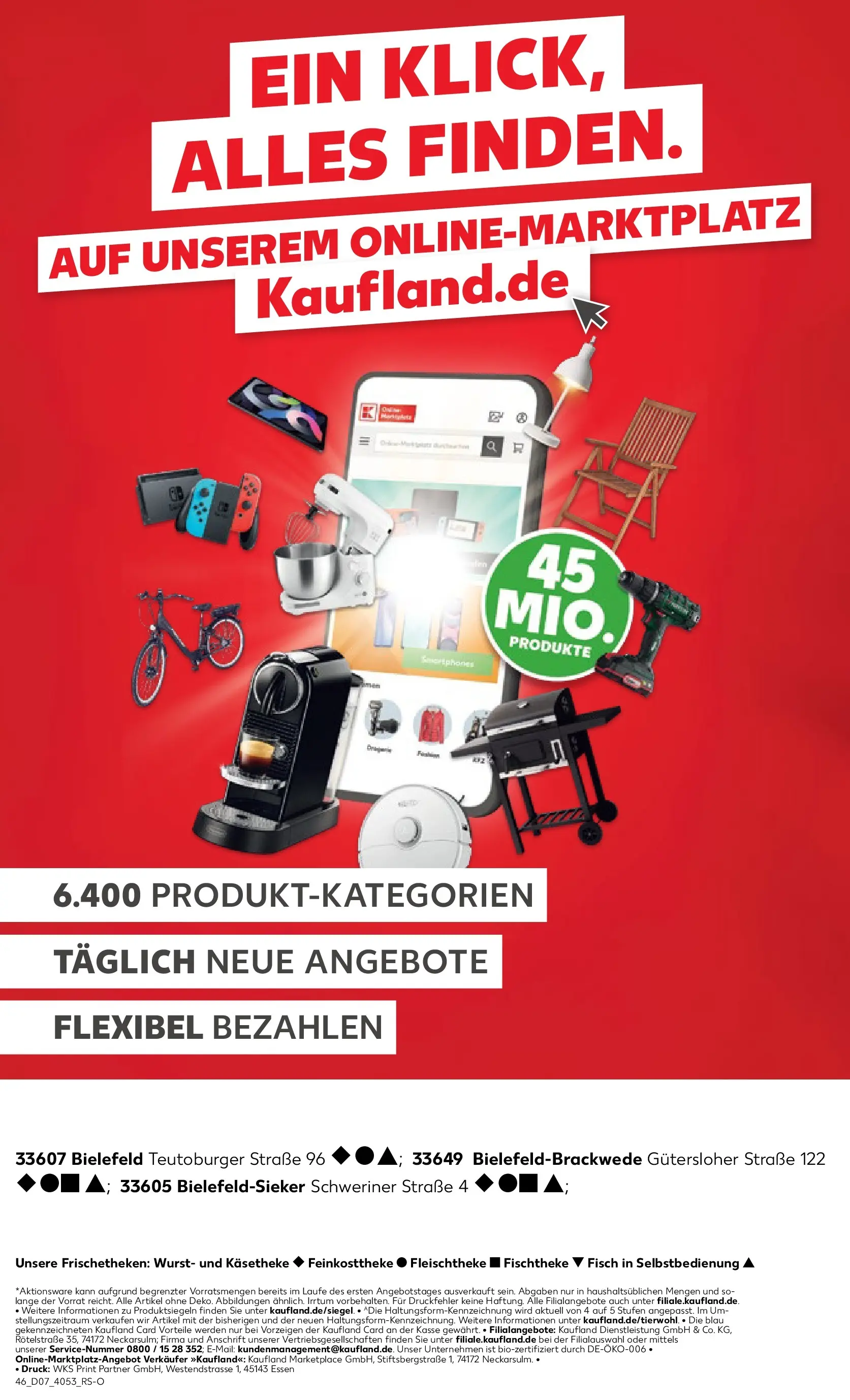 Prospekt Kaufland ab 16.02.2026 » Angebote Online zum Blättern | Seite: 46 | Produkte: Käse, Fisch, Wurst