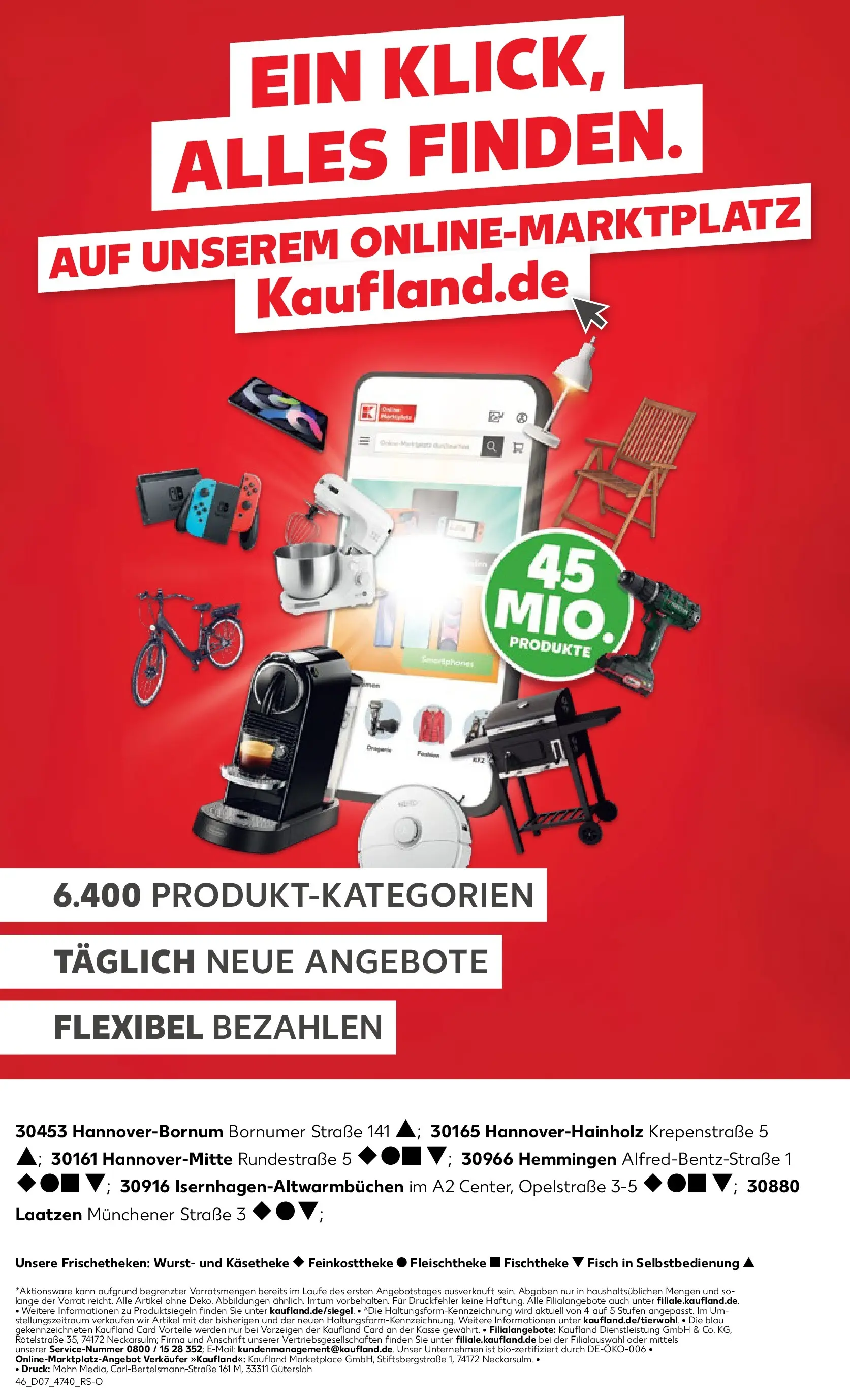 Prospekt Kaufland ab 16.02.2026 » Angebote Online zum Blättern | Seite: 46 | Produkte: Fisch, Wurst
