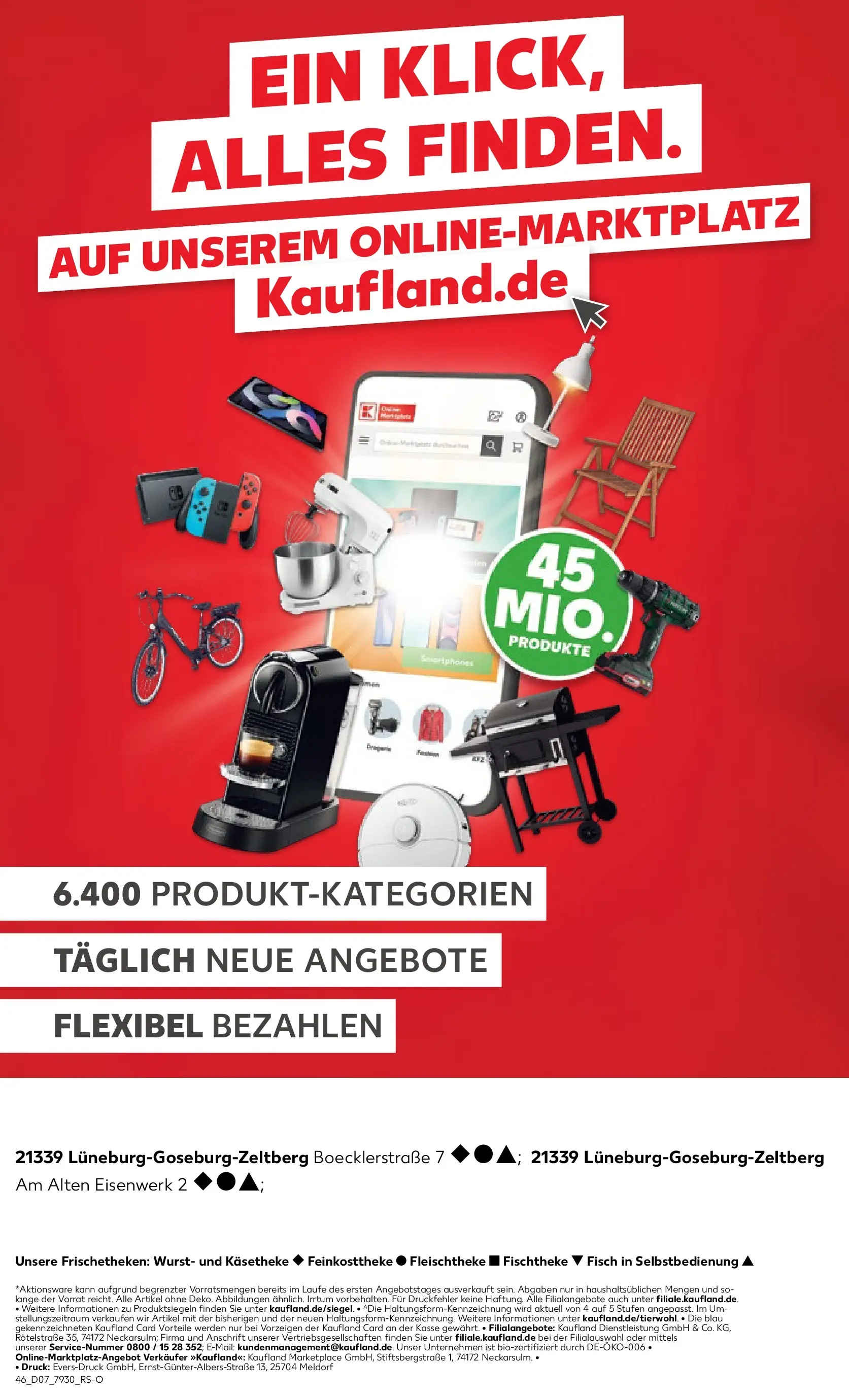 Prospekt Kaufland ab 16.02.2026 » Angebote Online zum Blättern | Seite: 46 | Produkte: Kaffeemaschine, Lampe, Wurst, Smartphone