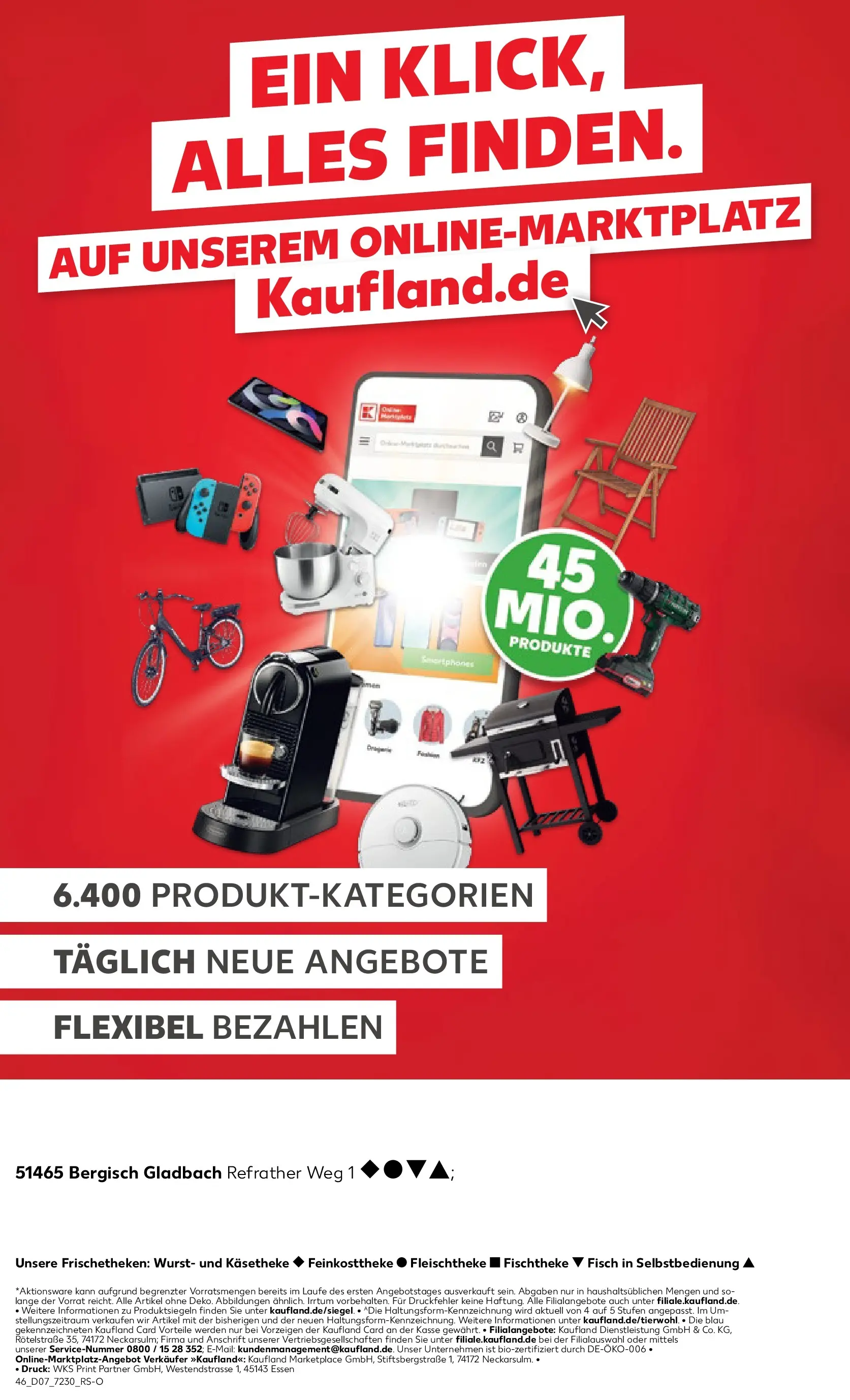 Prospekt Kaufland ab 16.02.2026 » Angebote Online zum Blättern | Seite: 46 | Produkte: Käse, Fisch, Wurst