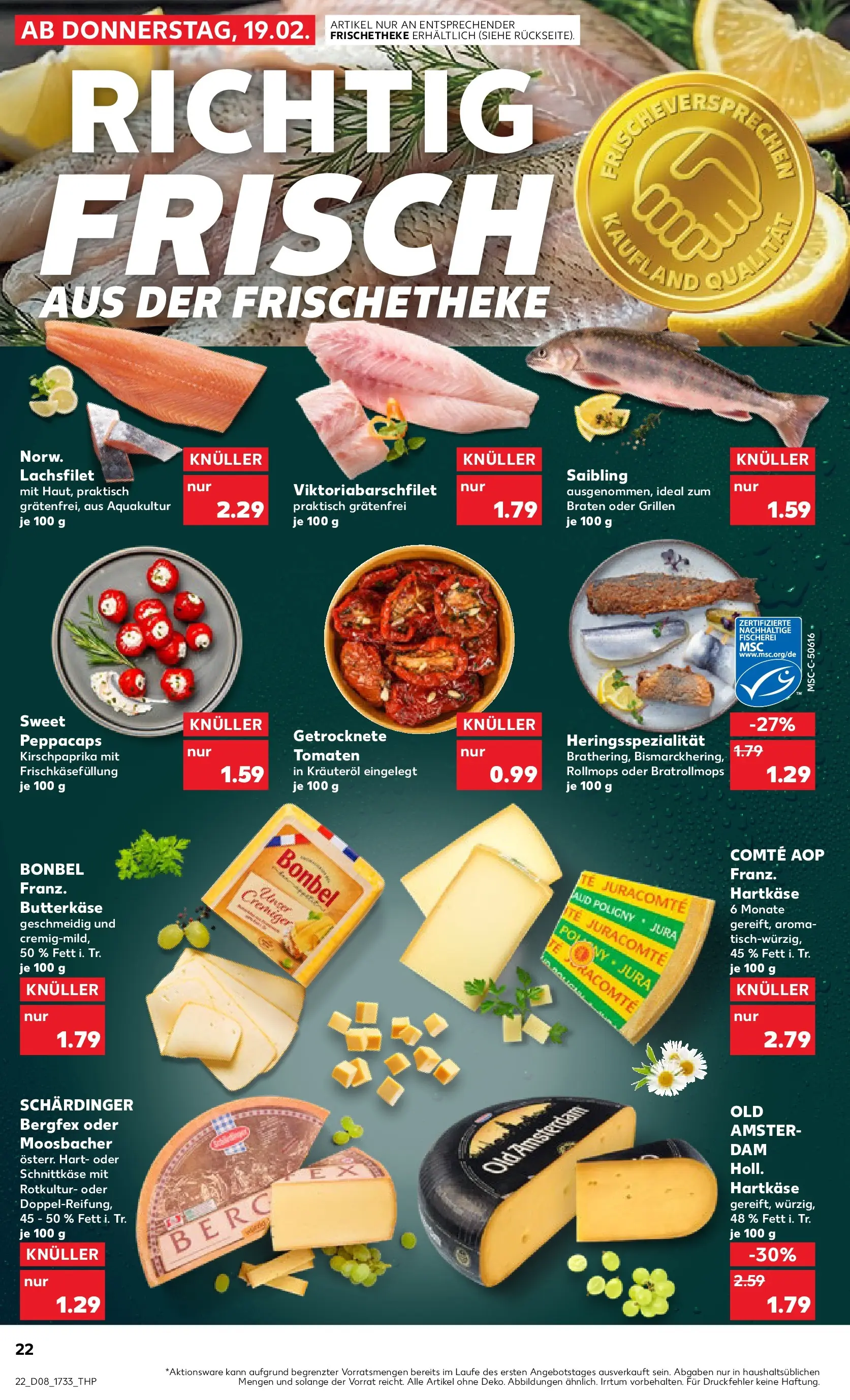 Prospekt Kaufland ab 19.02.2026 » Angebote Online zum Blättern | Seite: 30 | Produkte: Jura, Butter, Gouda, Tomaten