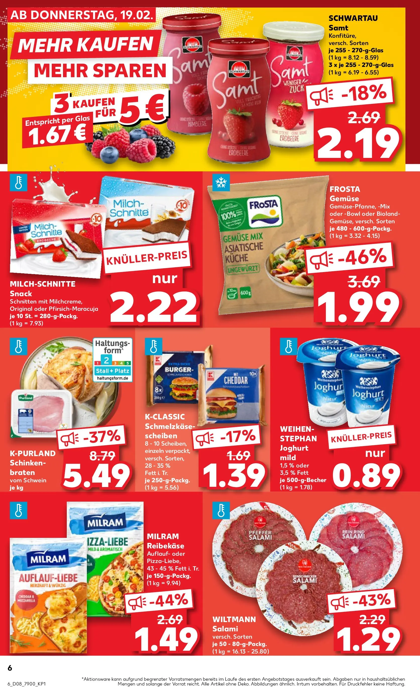 Prospekt Kaufland ab 18.02.2026 » Angebote Online zum Blättern | Seite: 14 | Produkte: Milch, Joghurt, Küche, Frosta