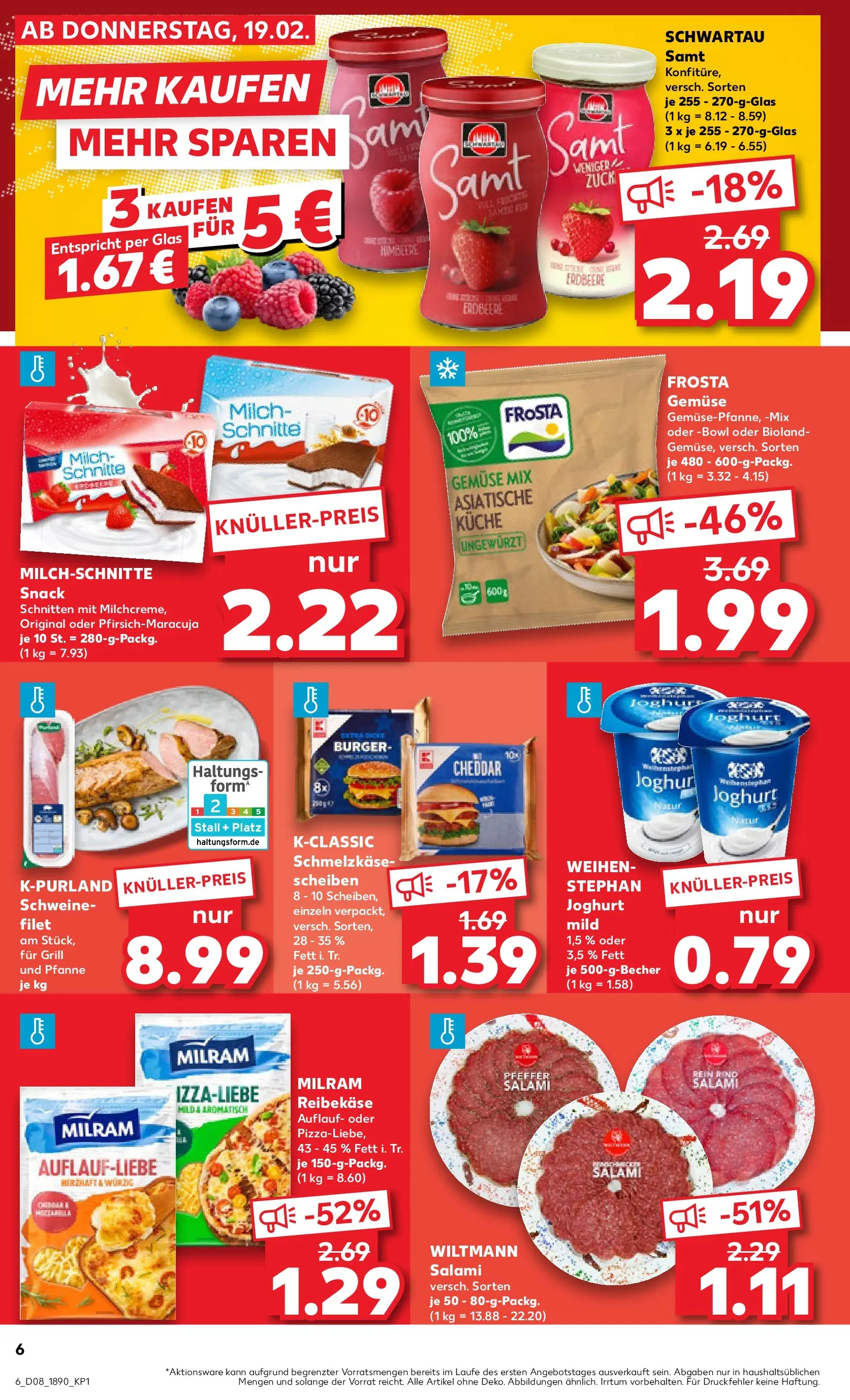 Prospekt Kaufland ab 18.02.2026 » Angebote und Werbung Online | Seite: 14 | Produkte: Grill, Milch, Küche, Gemüse Prospekt Kaufland ab 18.02.2026 » Angebote Online zum Blättern | Seite: 14 | Produkte: Grill, Milch, Küche, Gemüse