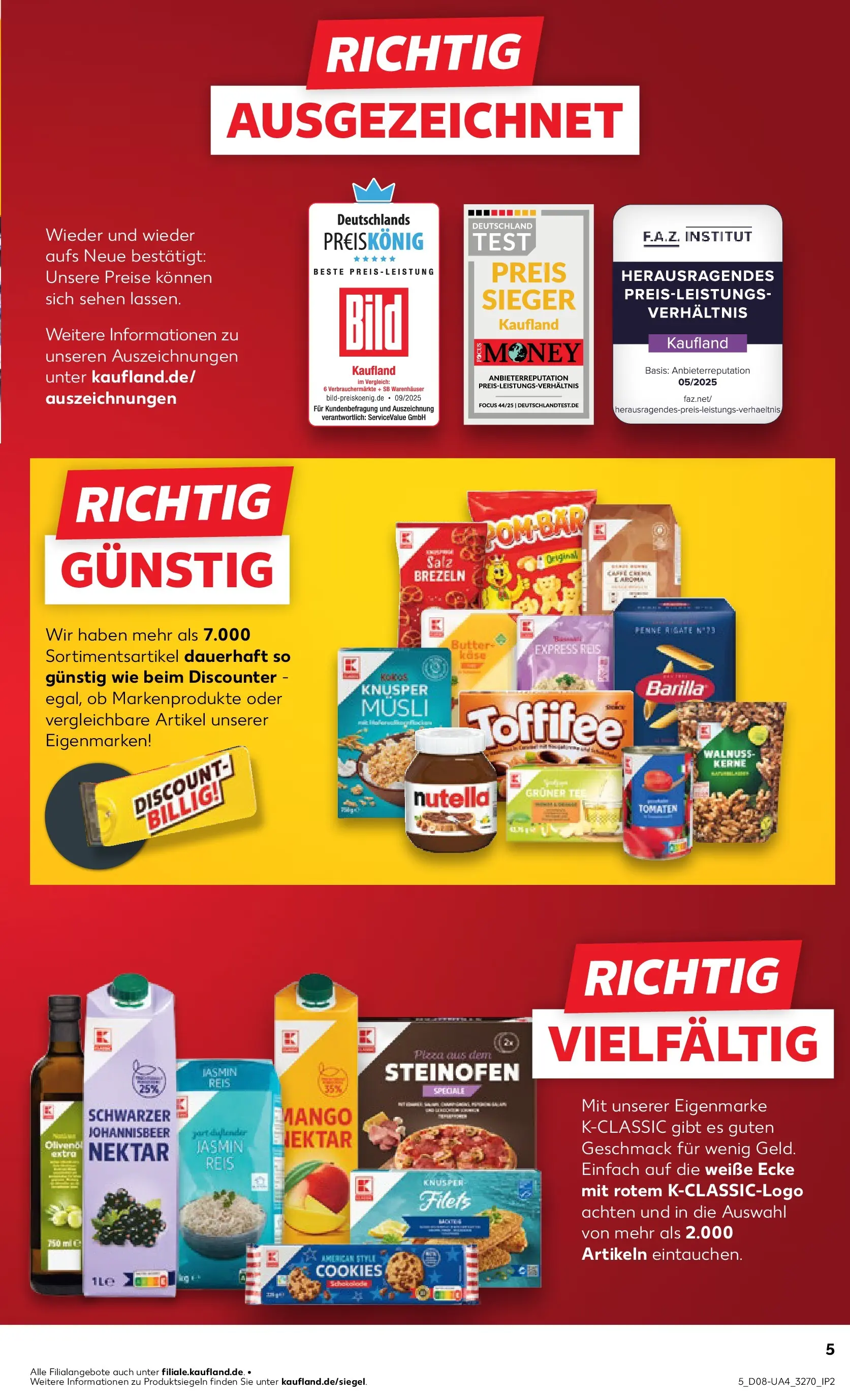 Prospekt Kaufland ab 19.02.2026 » Angebote Online zum Blättern | Seite: 13 | Produkte: Käse, Nutella, Mango, Pasta