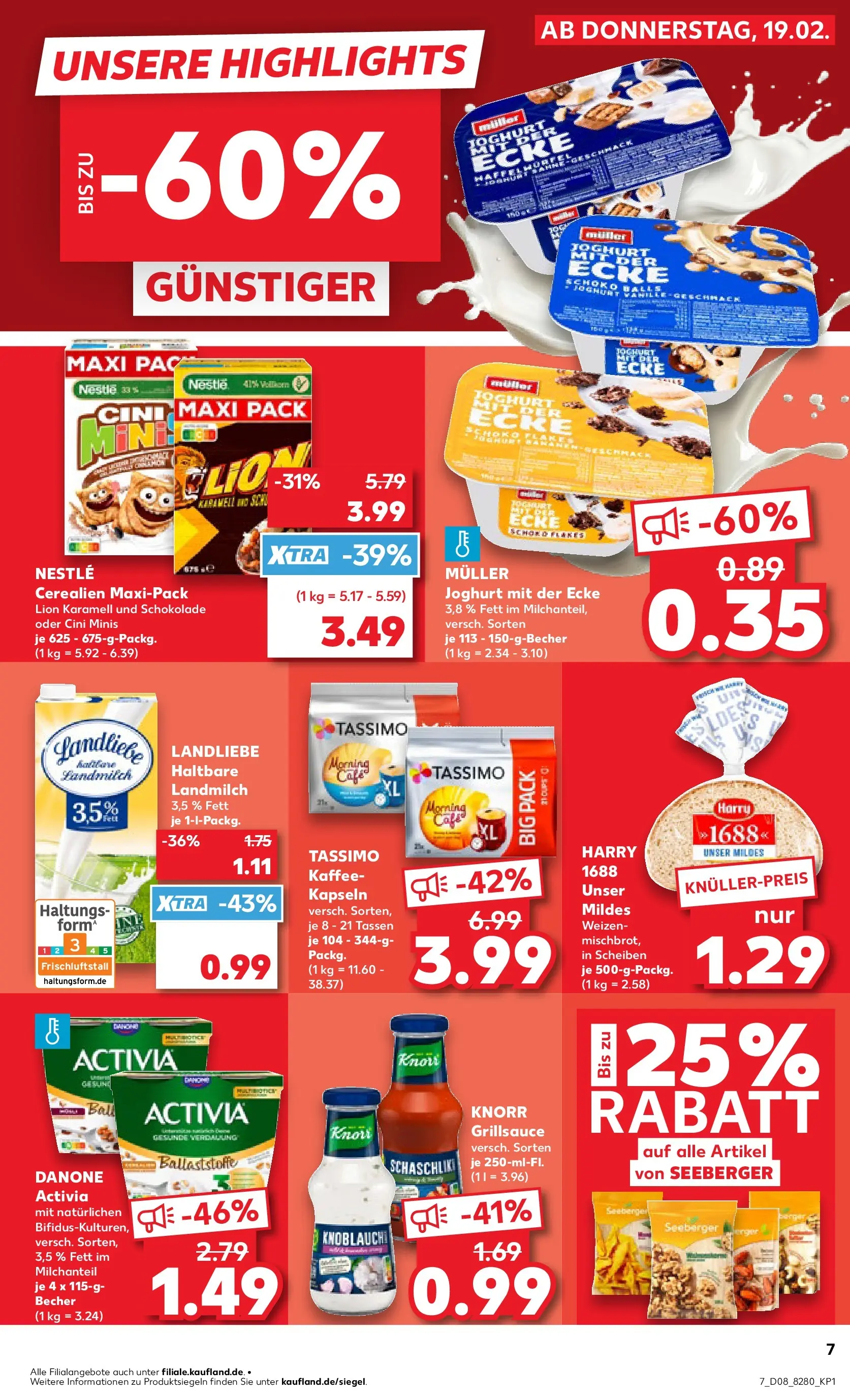 Prospekt Kaufland ab 18.02.2026 » Angebote Online zum Blättern | Seite: 15 | Produkte: Activia, Joghurt, Schokolade, Tassimo