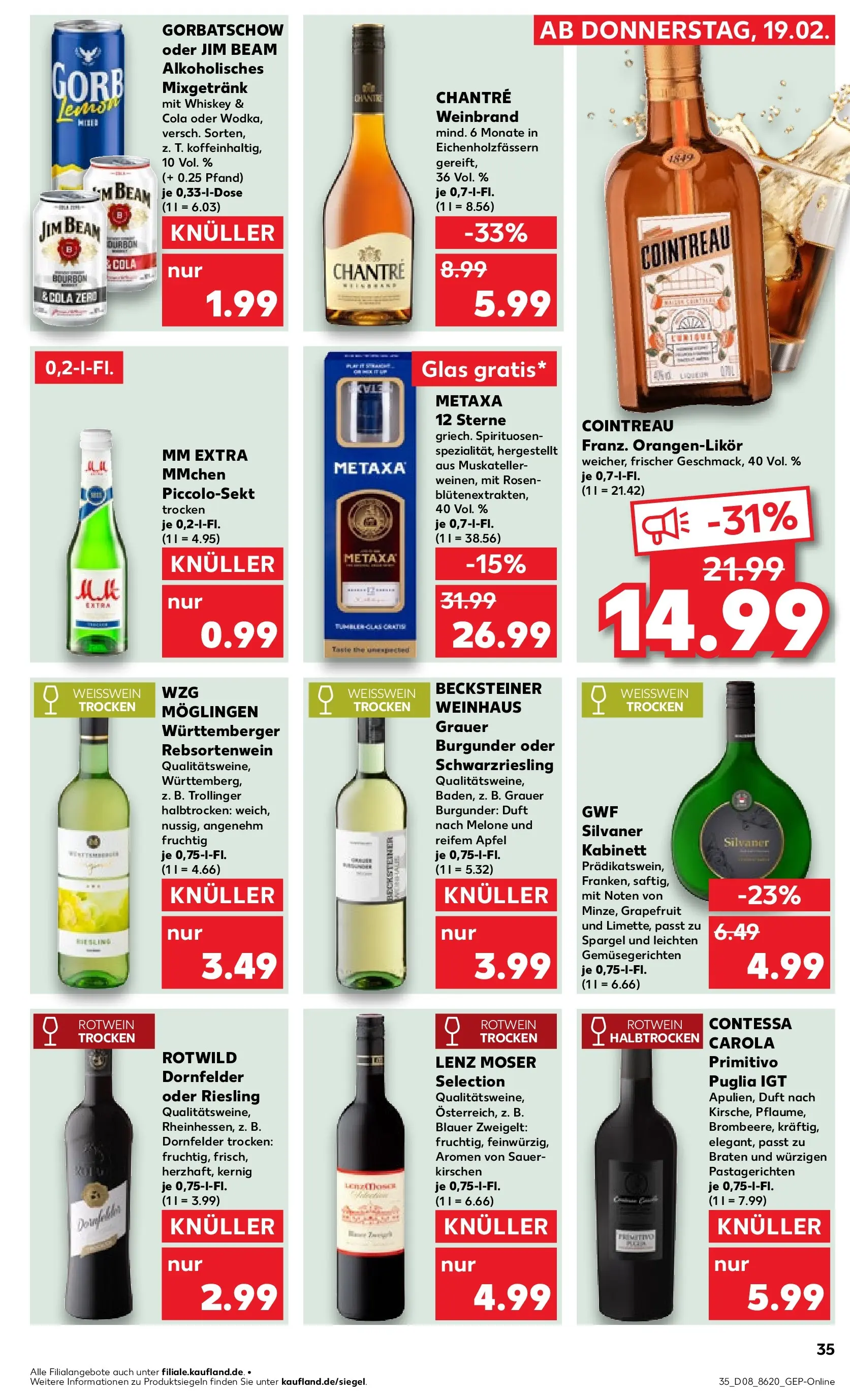 Prospekt Kaufland ab 19.02.2026 » Angebote Online zum Blättern | Seite: 47 | Produkte: Duft, Spargel, Chantré, Bourbon