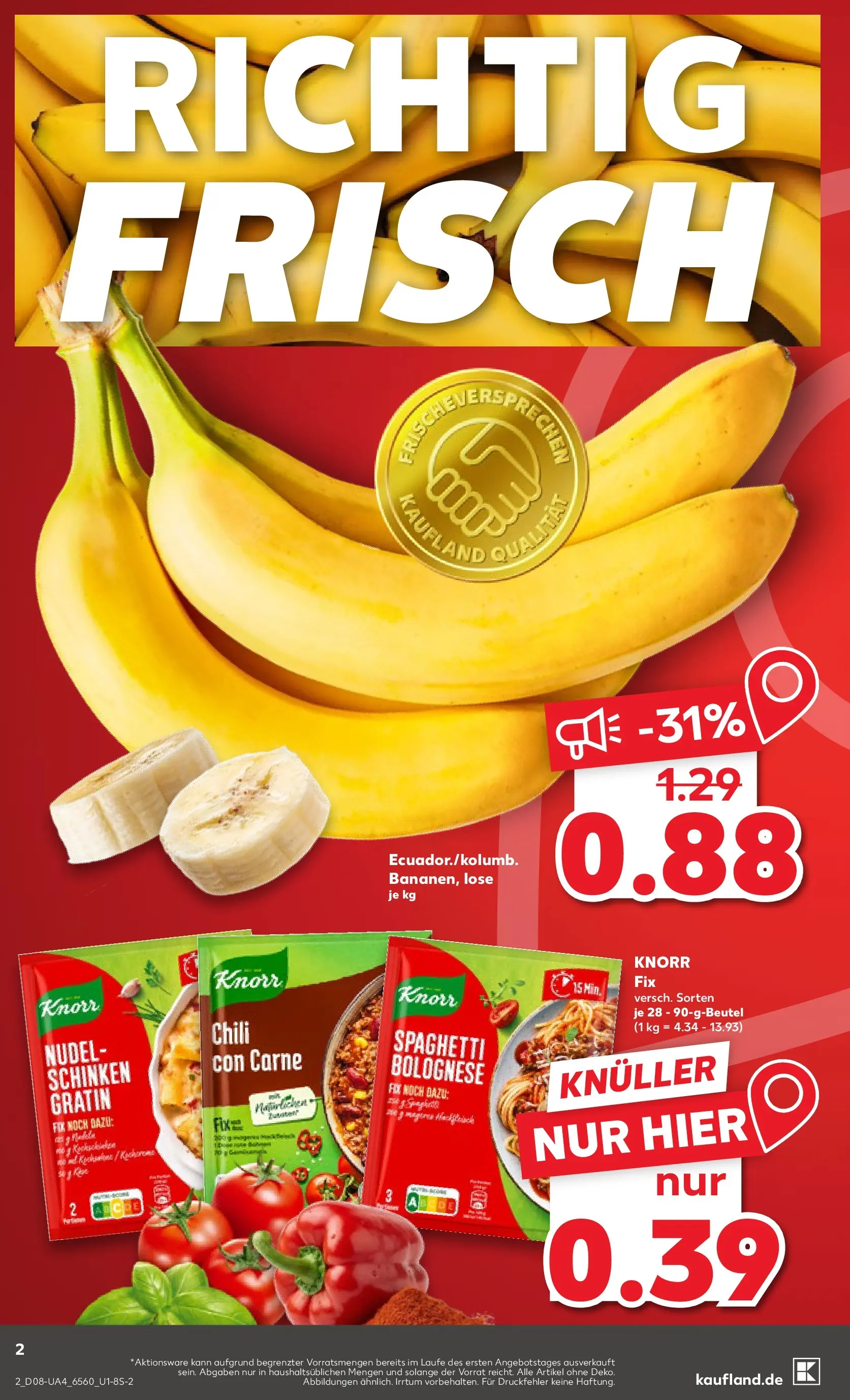 Prospekt Kaufland ab 19.02.2026 » Angebote Online zum Blättern | Seite: 10 | Produkte: Knorr fix, Knorr, Chili, Pasta