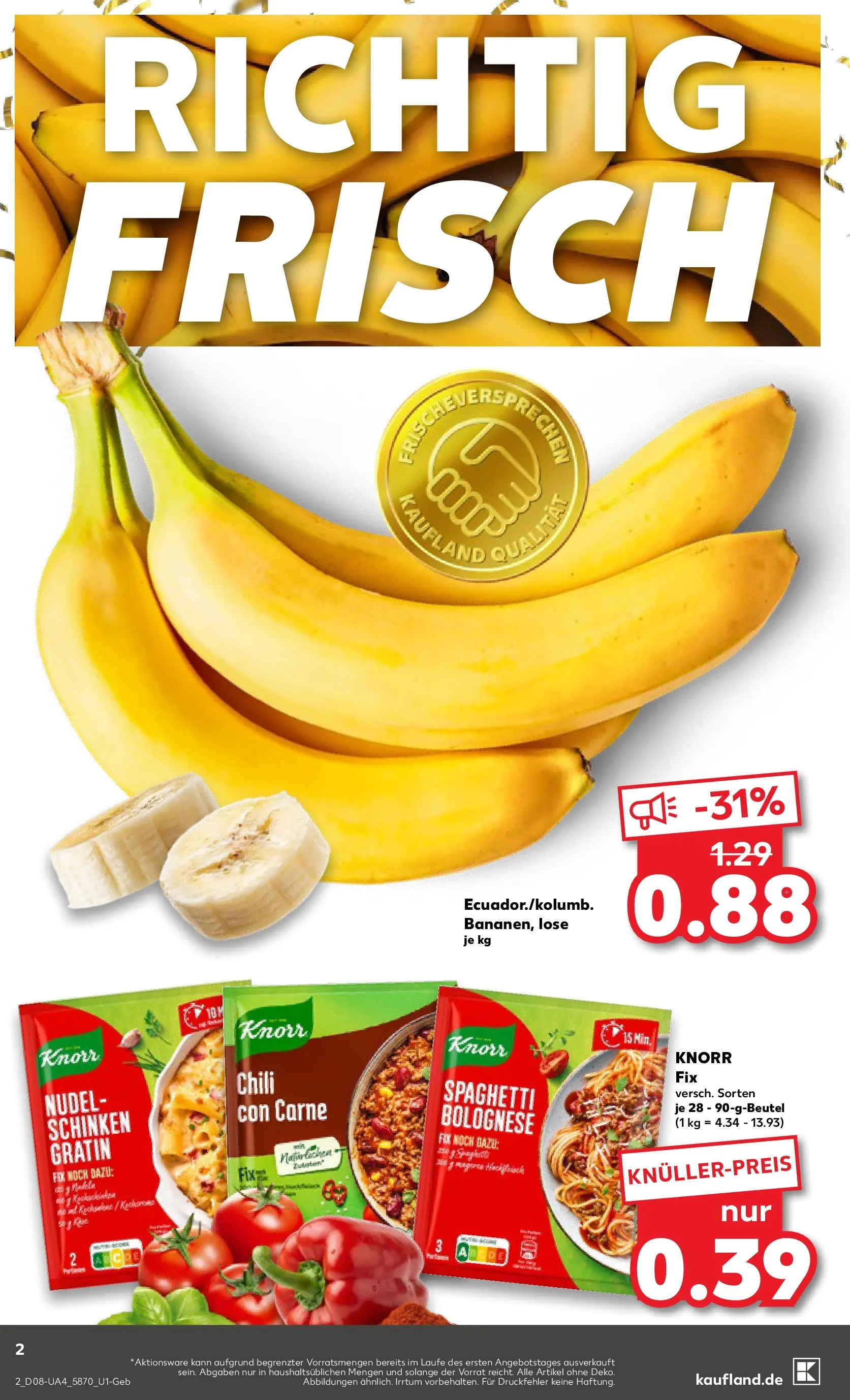 Prospekt Kaufland ab 19.02.2026 » Angebote Online zum Blättern | Seite: 10 | Produkte: Knorr fix, Knorr, Chili, Schinken