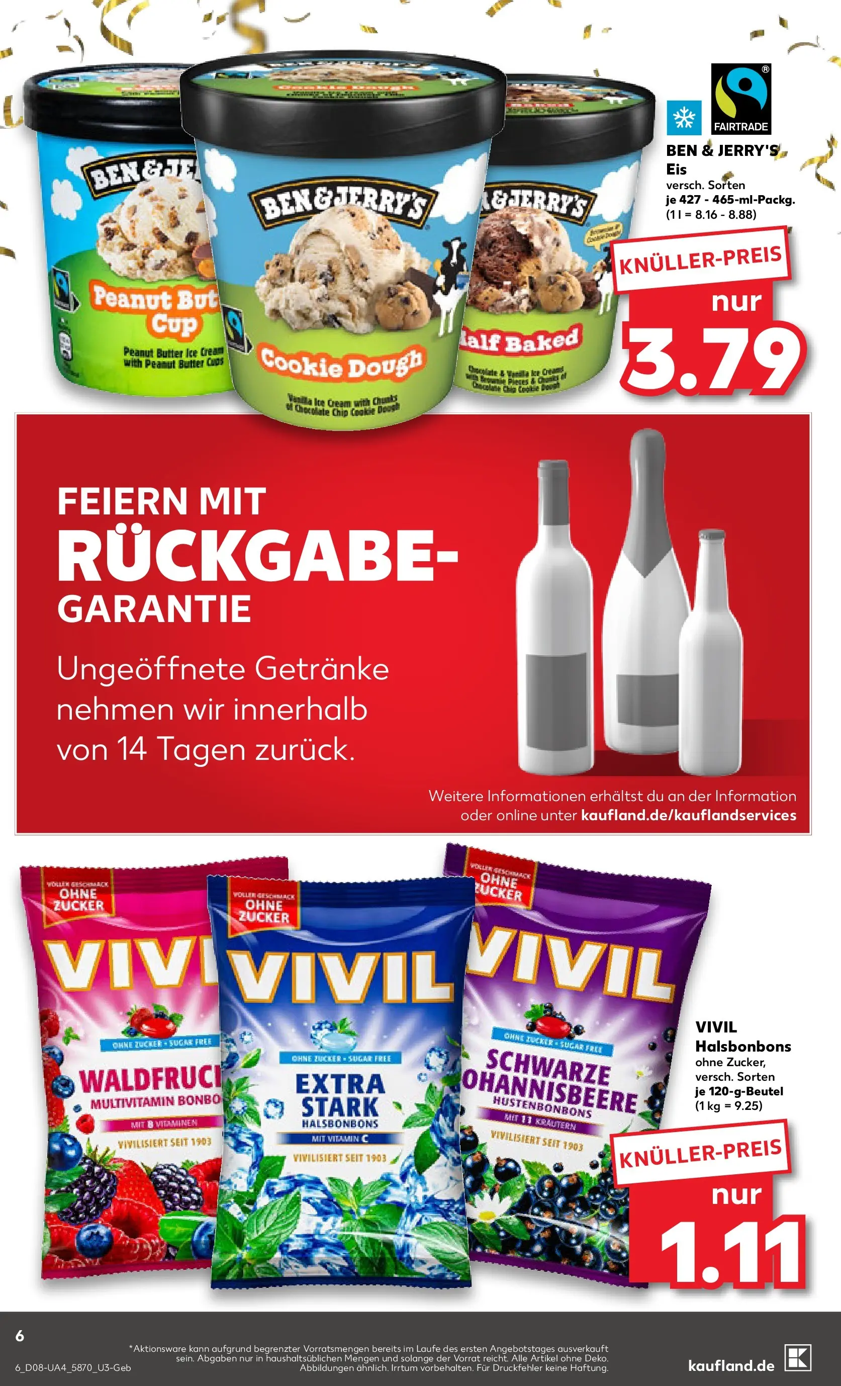 Prospekt Kaufland ab 19.02.2026 » Angebote Online zum Blättern | Seite: 14 | Produkte: Butter, Ben & Jerry's, Zucker, Eis